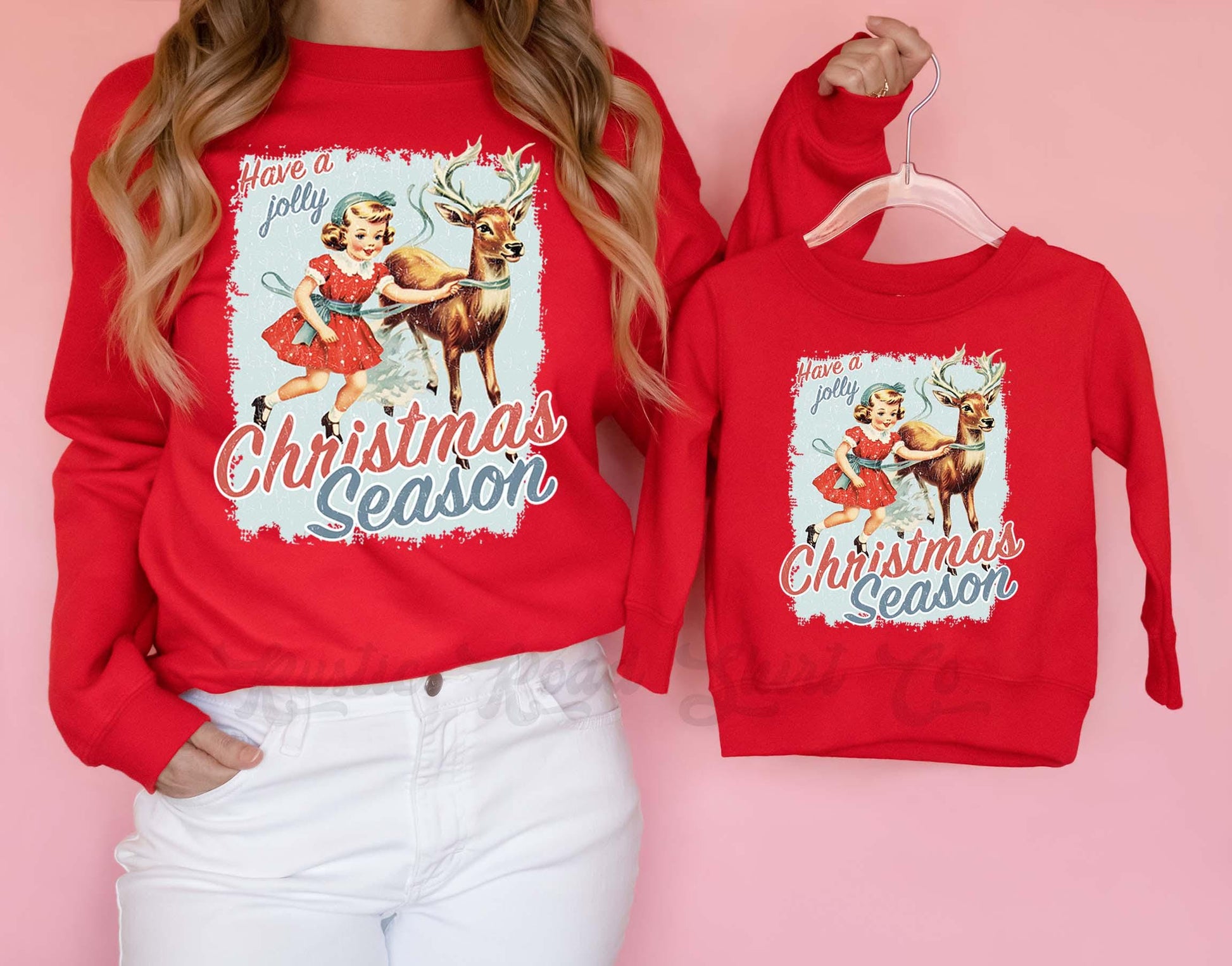 Retro Christmas Sweatshirt, Vintage Christmas Sweatshirt, Holiday Sweater, Family Christmas Sweatshirt