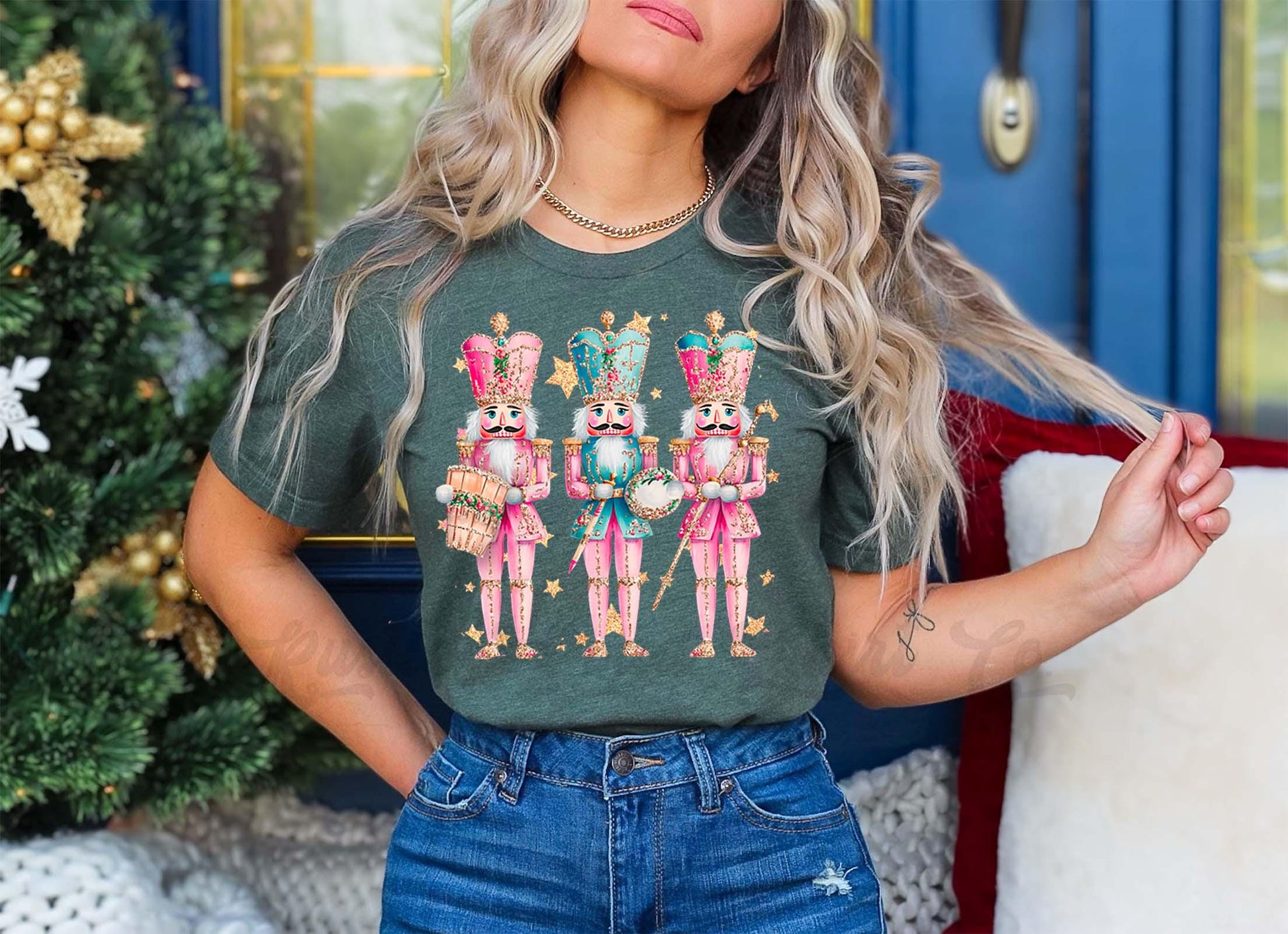 Vintage Nutcracker Shirt, Retro Christmas Shirt, Christmas Tee, Holiday Shirt, Women's Christmas,