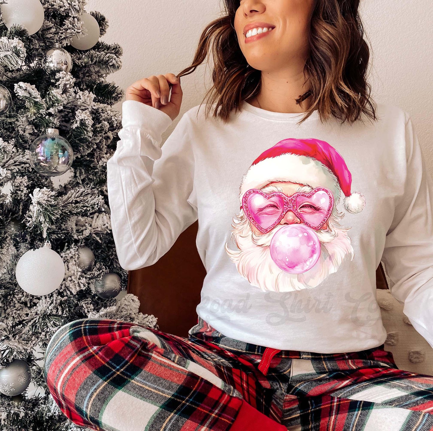 Retro Santa Shirt, Christmas Long Sleeve Shirt, Matching Christmas Shirts, Family Christmas Shirts,