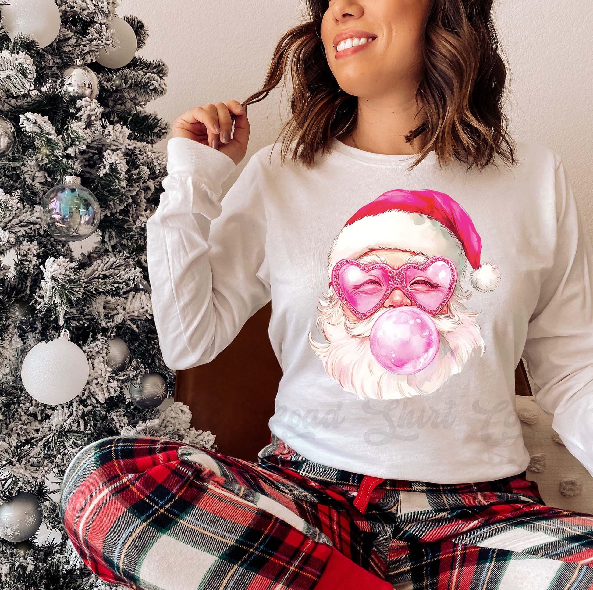 Retro Santa Shirt, Christmas Long Sleeve Shirt, Matching Christmas Shirts, Family Christmas Shirts,