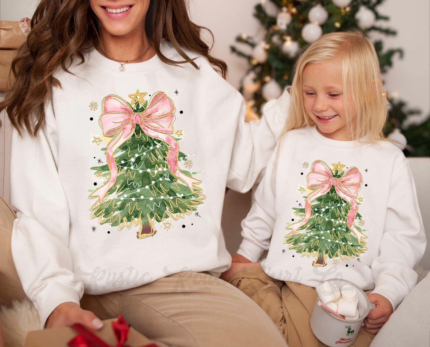 Christmas Tree Bow Shirt