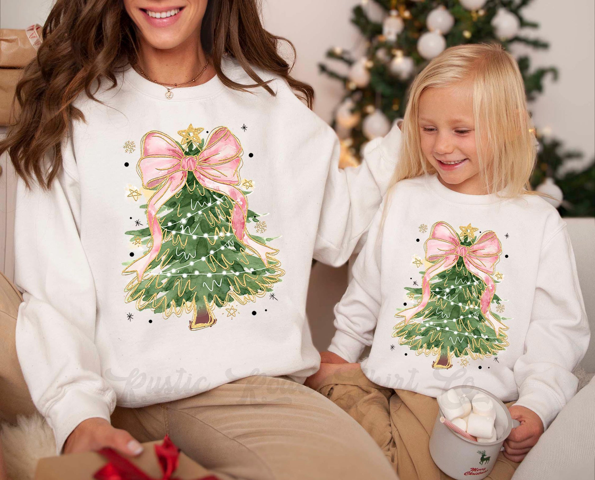 Christmas Tree Bow Shirt