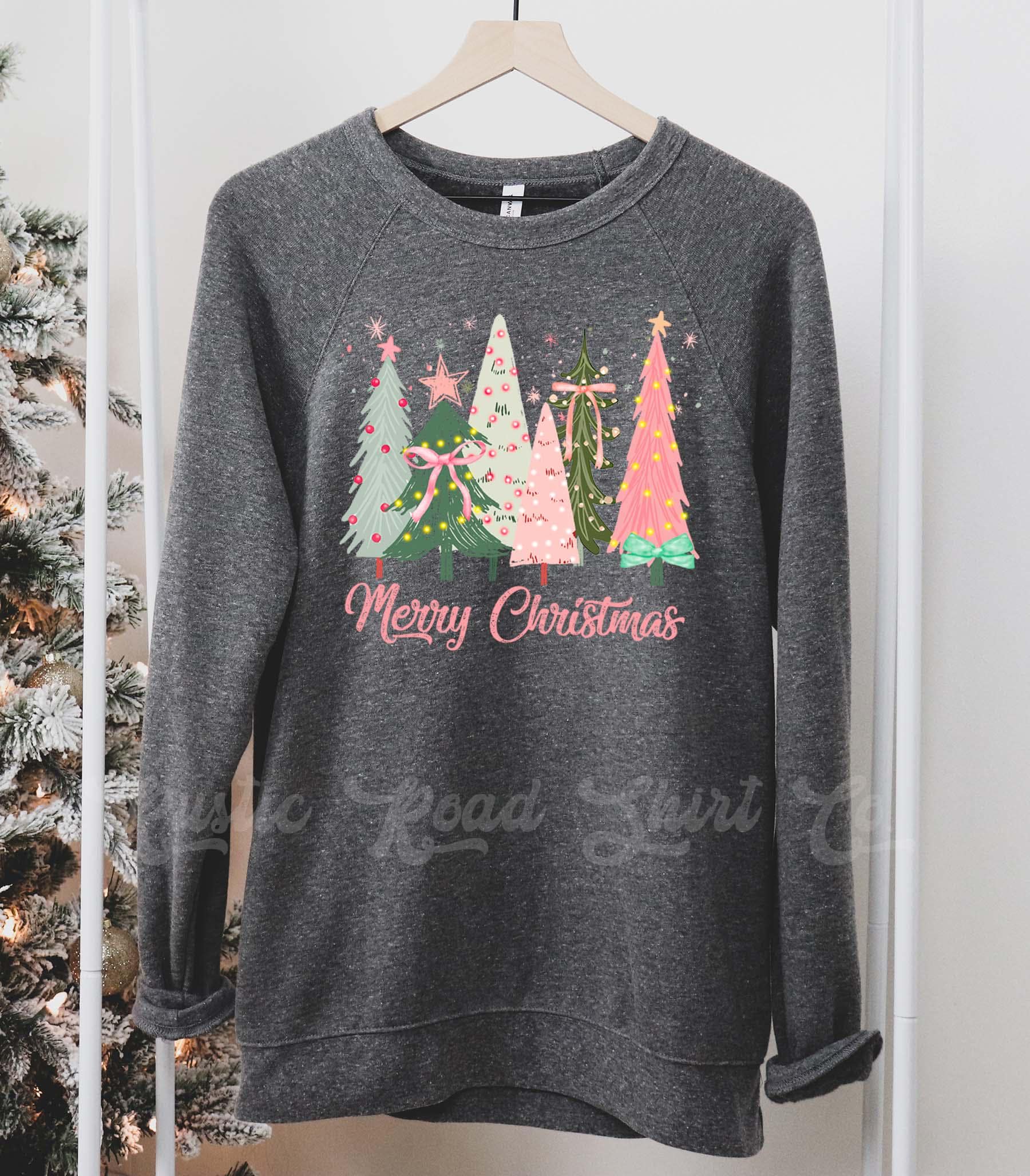 Merry Christmas Sweatshirt, Girls Christmas Sweatshirt, Holiday Sweater, Family Christmas Sweatshirt