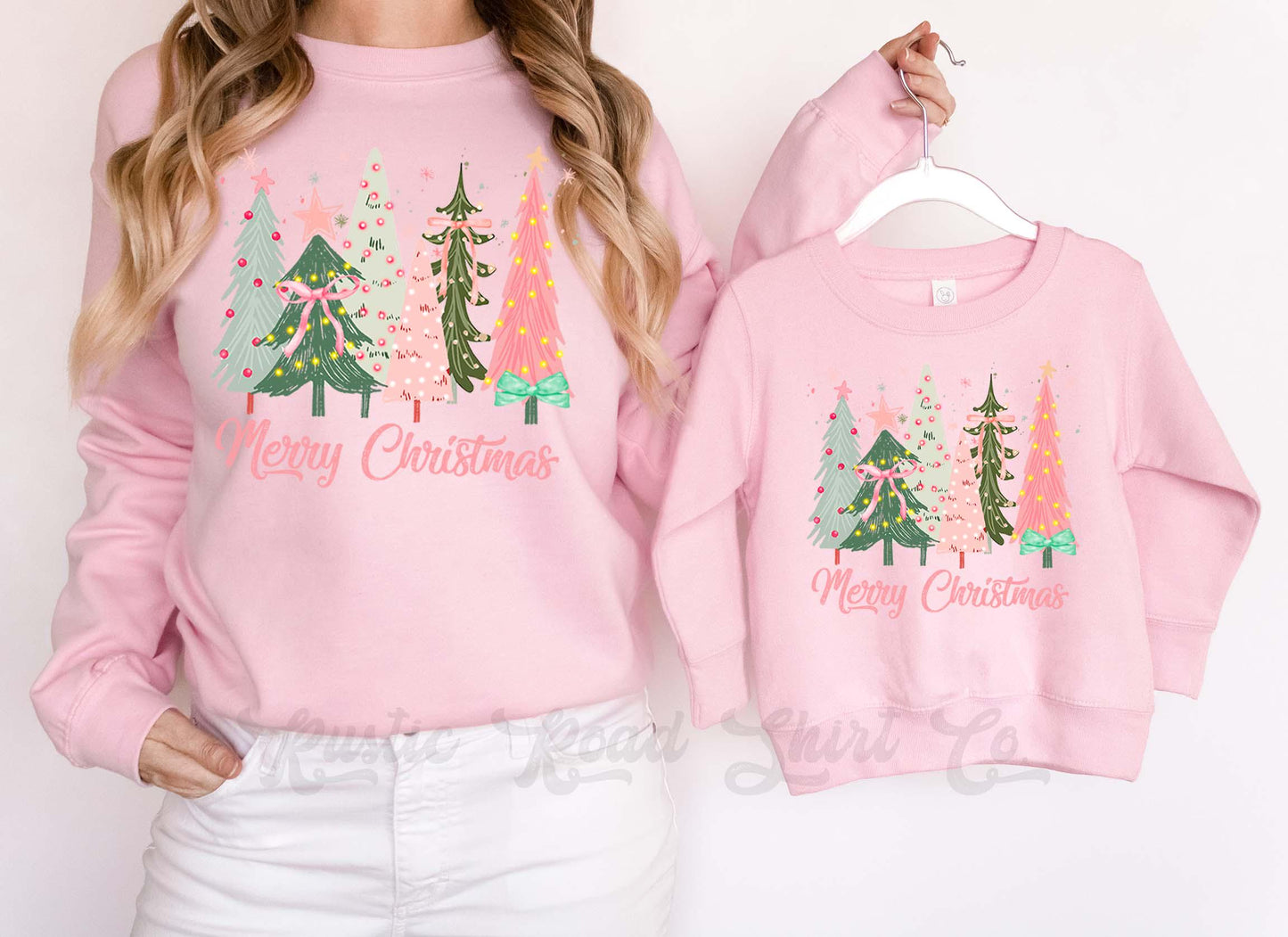 Merry Christmas Sweatshirt, Girls Christmas Sweatshirt, Holiday Sweater, Family Christmas Sweatshirt
