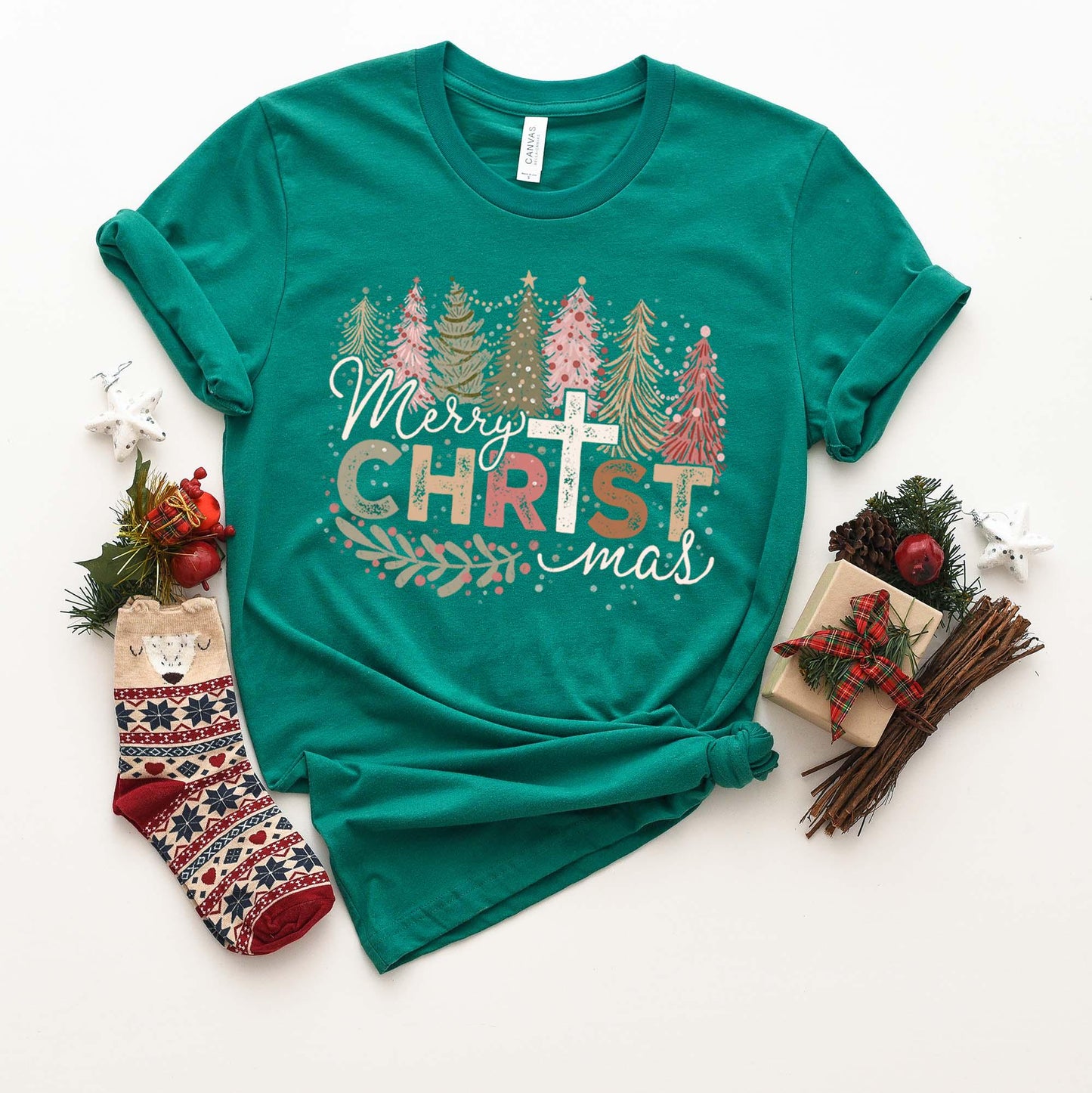 Jesus Christmas Shirt, Chrisitan Christmas Shirt, Christmas Tee, Holiday Shirt, Women's Christmas,
