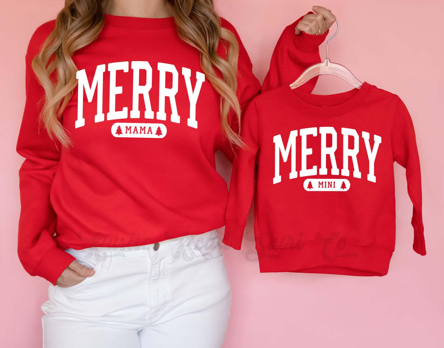 Merry Mama Sweatshirt, Girls Christmas Sweatshirt, Toddler Christmas Shirt, Matching Family Christmas Shirts