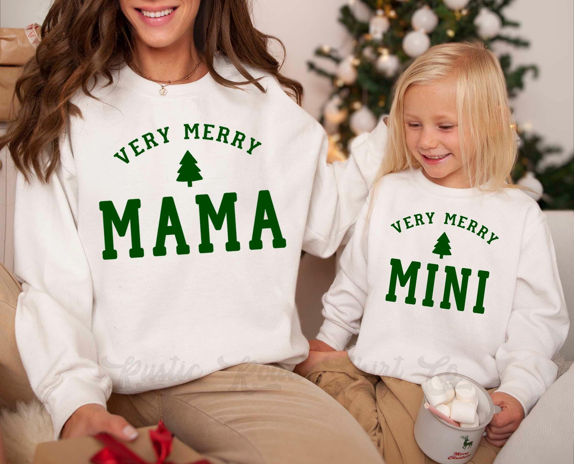 Merry Mama Sweatshirt, Girls Christmas Sweatshirt, Toddler Christmas Shirt, Matching Family Christmas Shirts