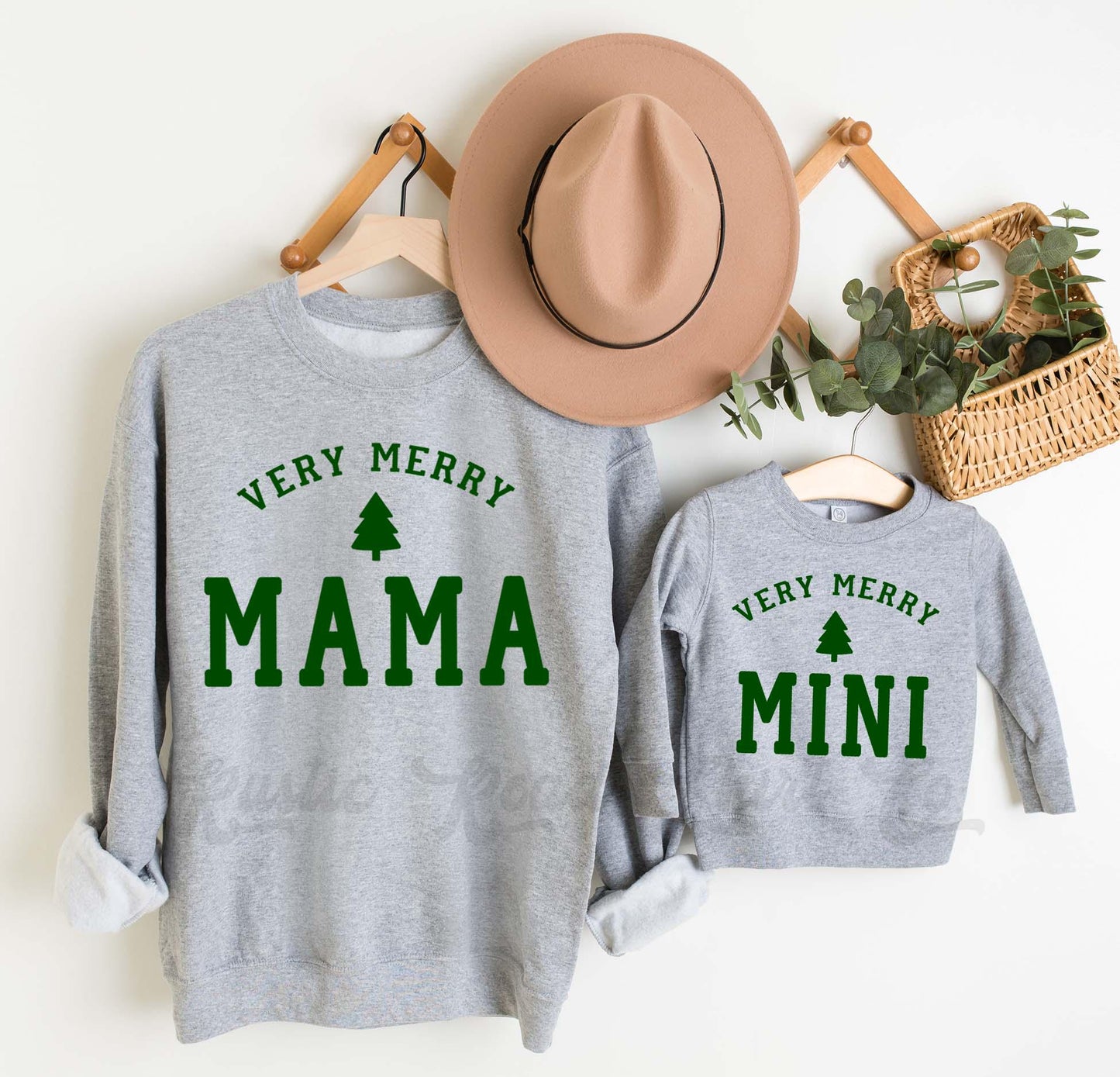 Merry Mama Sweatshirt, Girls Christmas Sweatshirt, Toddler Christmas Shirt, Matching Family Christmas Shirts