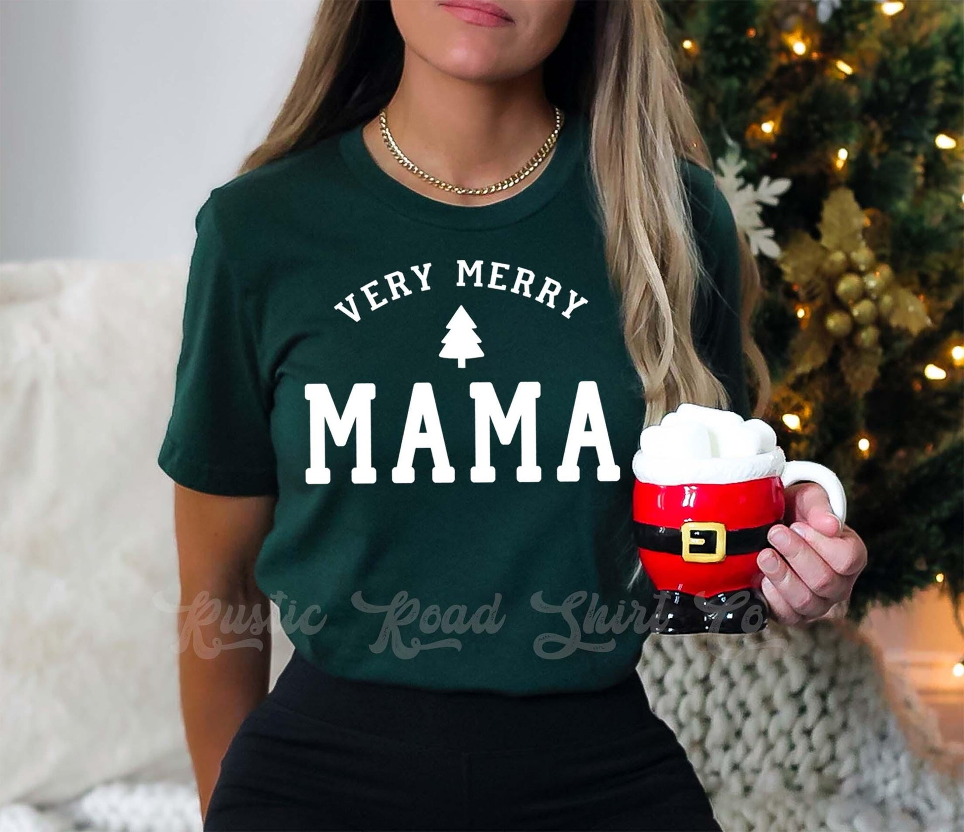 Merry Mama Shirt, Girls Christmas Shirt, Christmas Tee, Holiday Shirt, Women's Christmas,