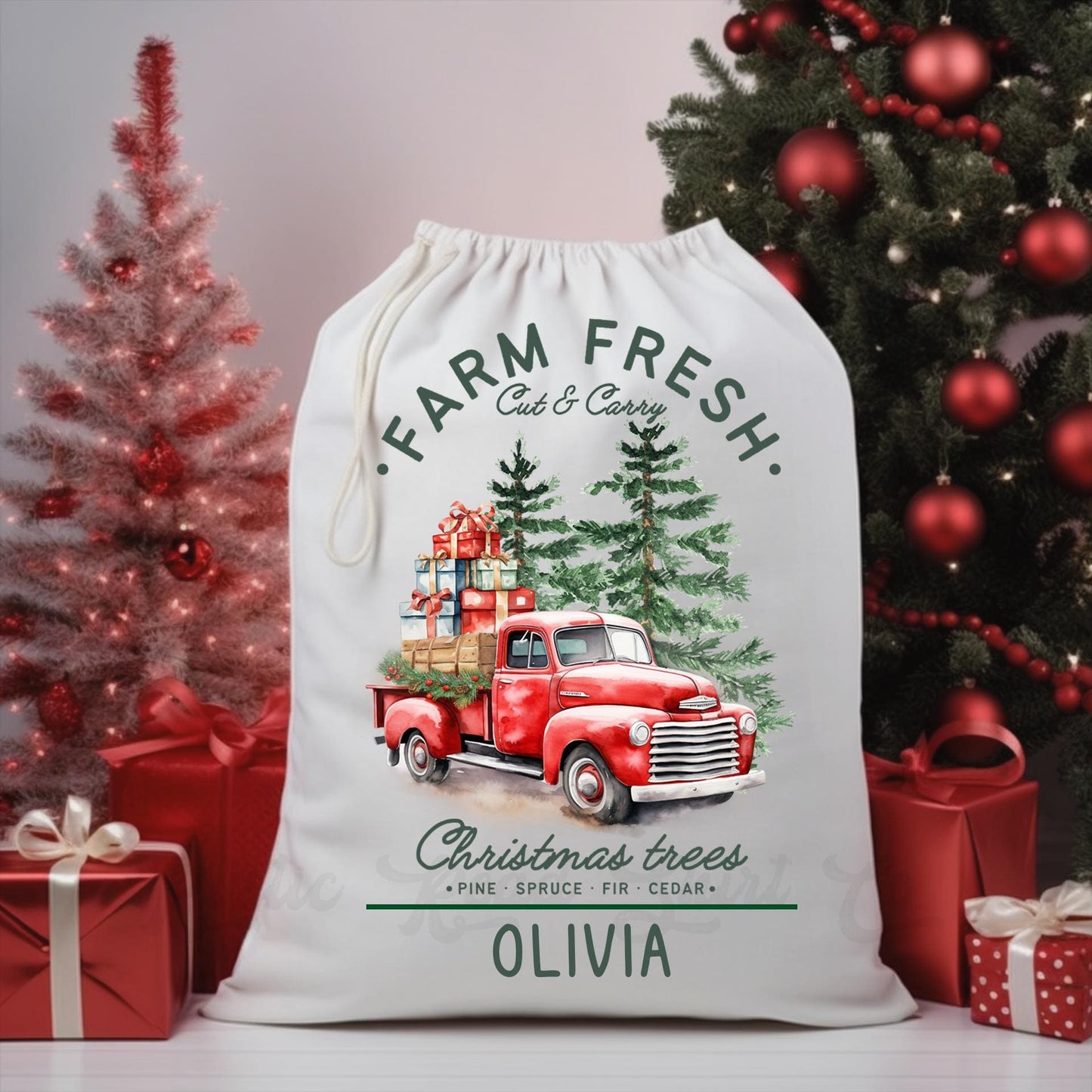 Santa Sack, Christmas Gift Bag