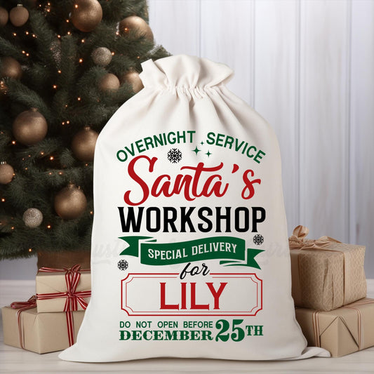 Santa Sack, Christmas Gift Bag