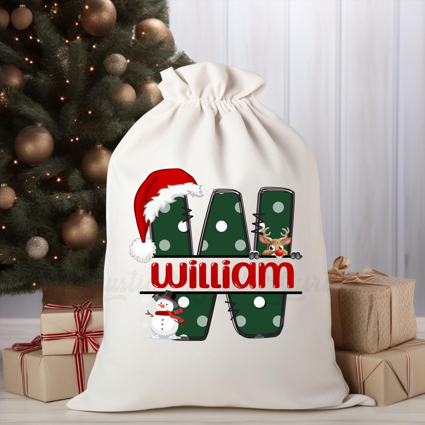 Santa Sack, Custom Gift Bag