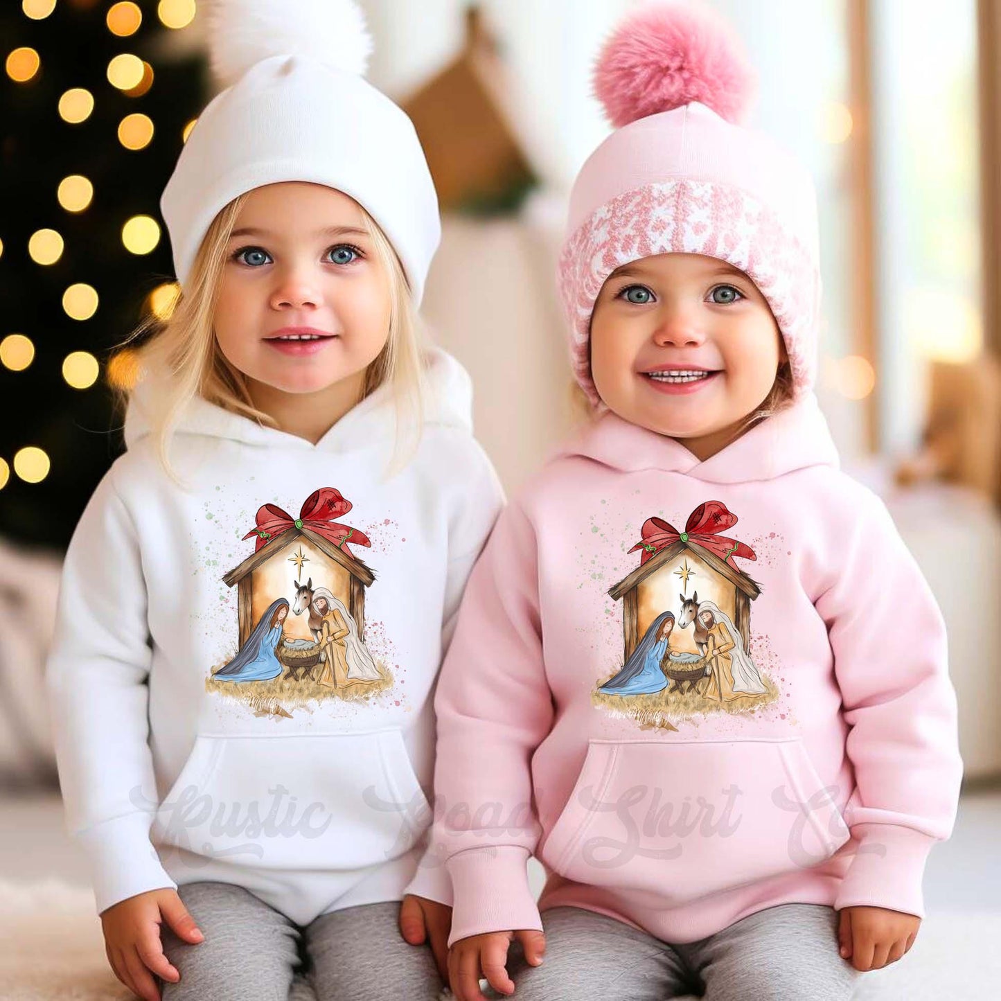Girls Christmas Sweatshirt, Jesus Christmas Shirt, Toddler Girl Christmas Shirt, Kids Matching Sweatshirt, Family Christmas Sweatshirt