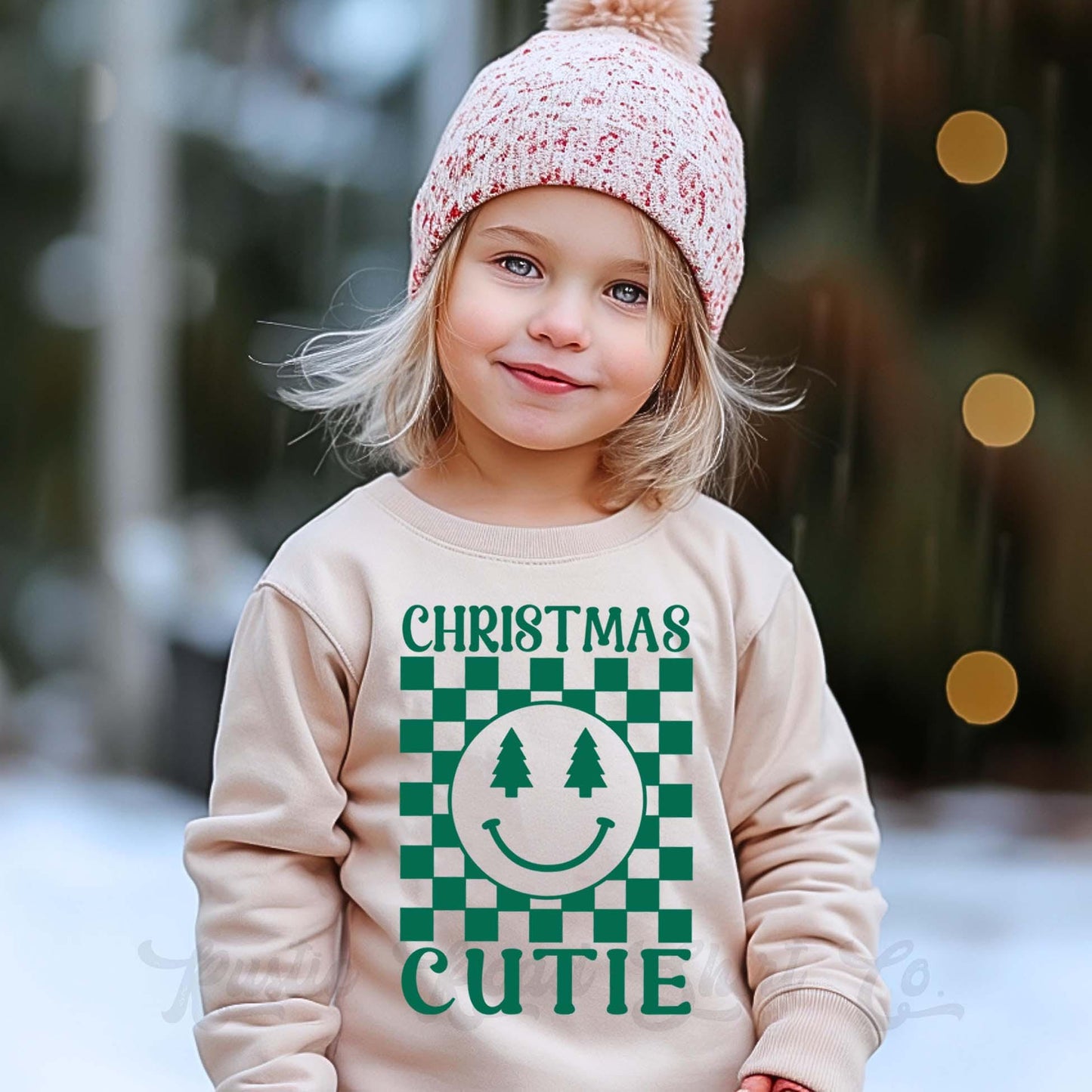 Boys Christmas Sweatshirt, Christmas Cutie Shirt, Kids Matching Sweatshirt, Family Christmas Sweatshirt