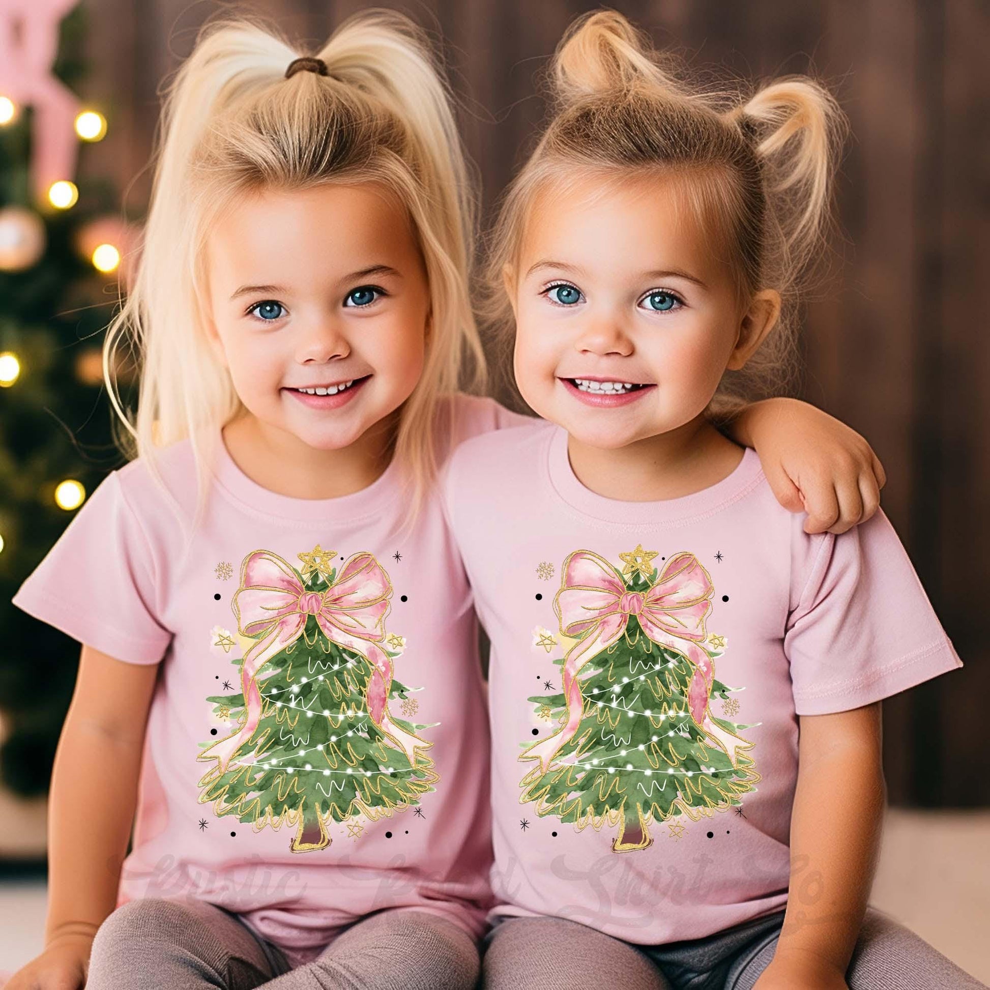Christmas Tree Farm Shirt, Girls Christmas Shirt, Toddler Girl Christmas Shirt, Matching Girls Shirts,