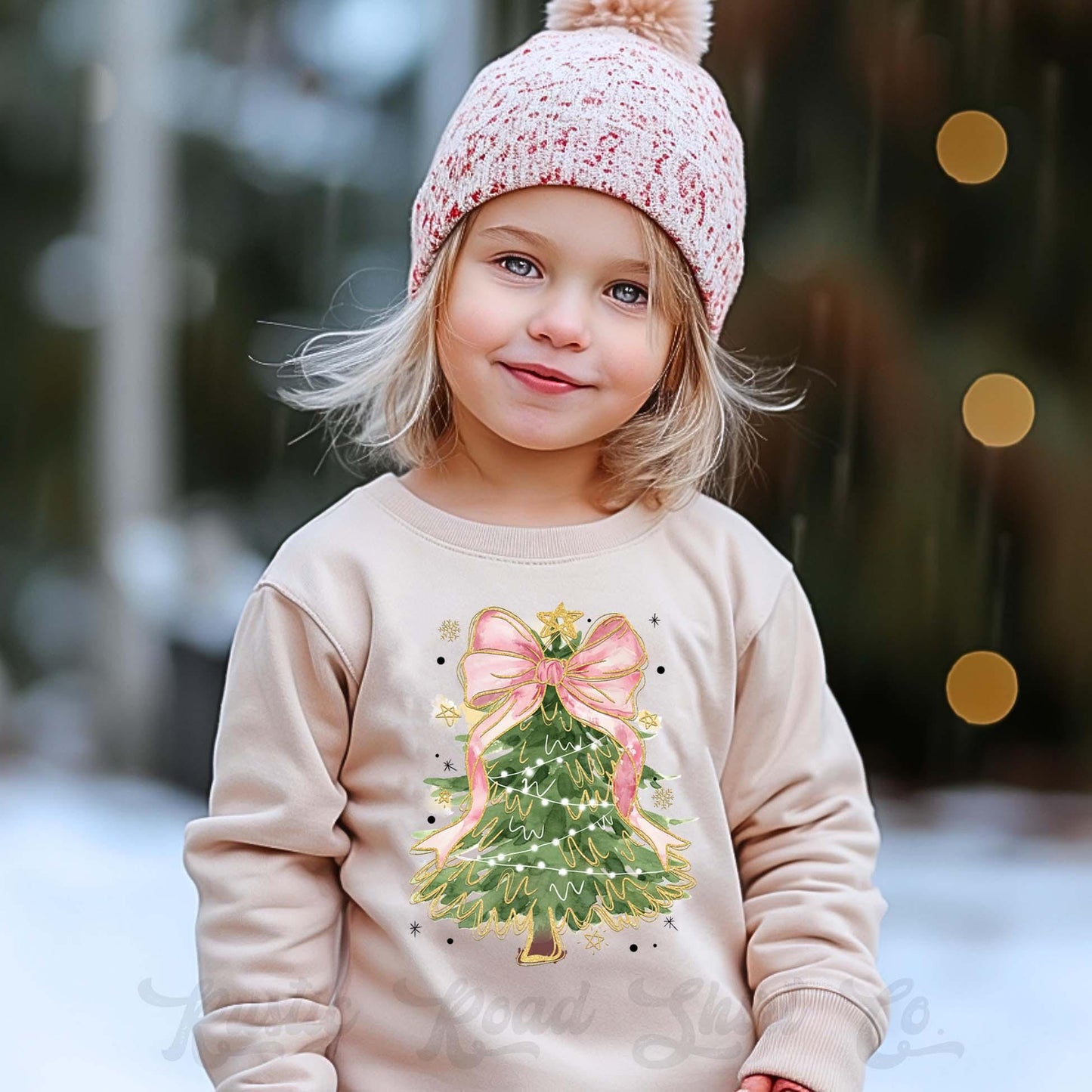 Girls Christmas Sweatshirt, Christmas Tree Farm Sweatshirt, Kids Matching Sweatshirt, Family Christmas Sweatshirt