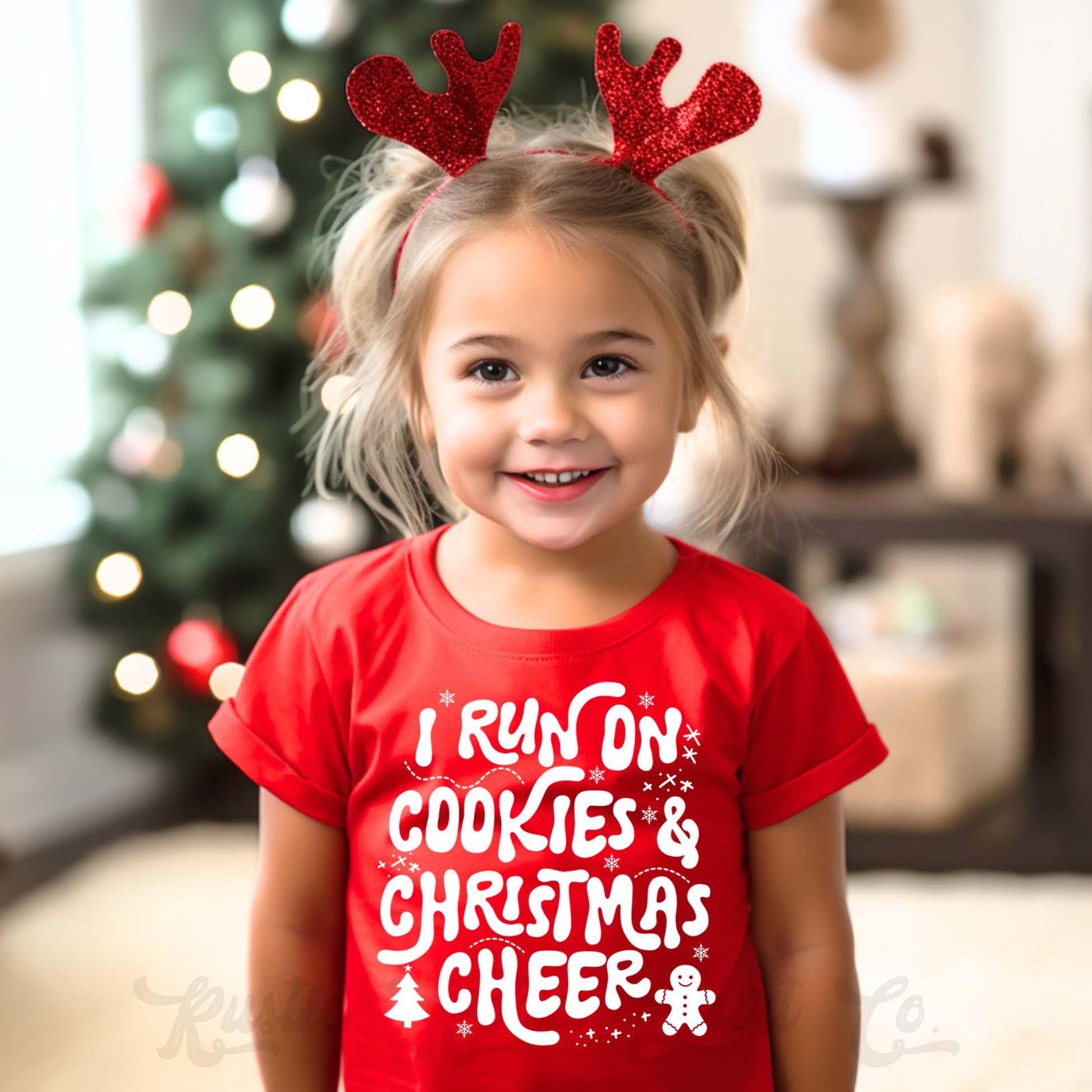 Girls Christmas Shirt, Christmas Cookie Shirt