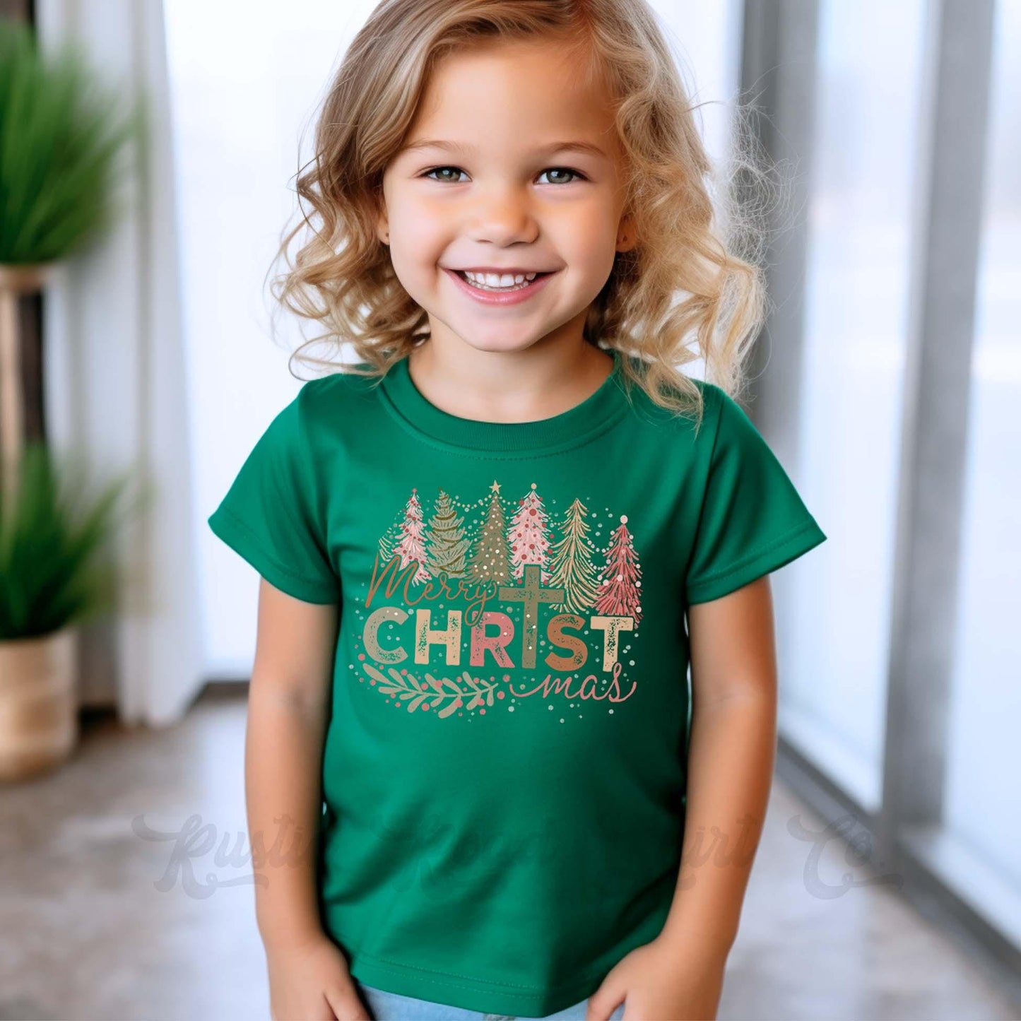 Girls Christmas Shirt, Jesus Christmas Shirt, Toddler Girl Christmas Shirt, Matching Girls Shirts,
