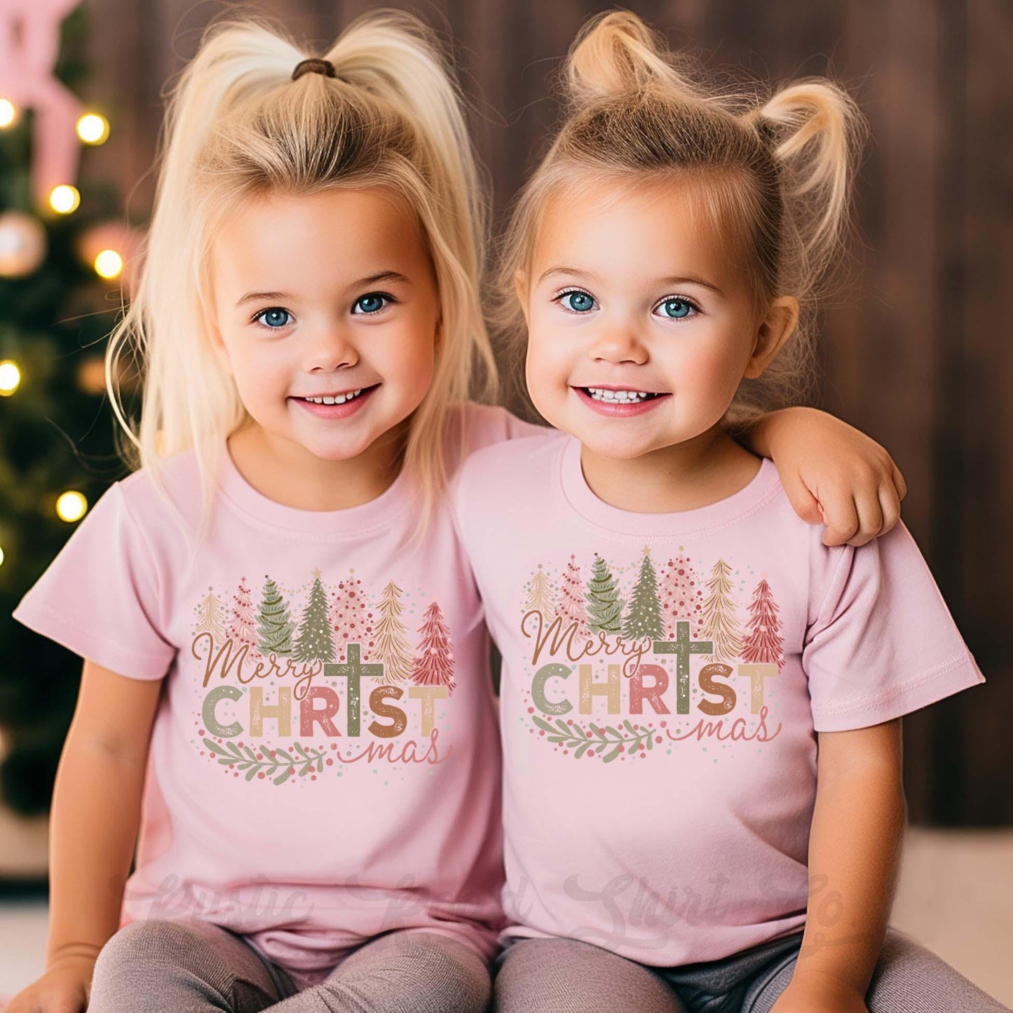 Girls Christmas Shirt, Jesus Christmas Shirt, Toddler Girl Christmas Shirt, Matching Girls Shirts,