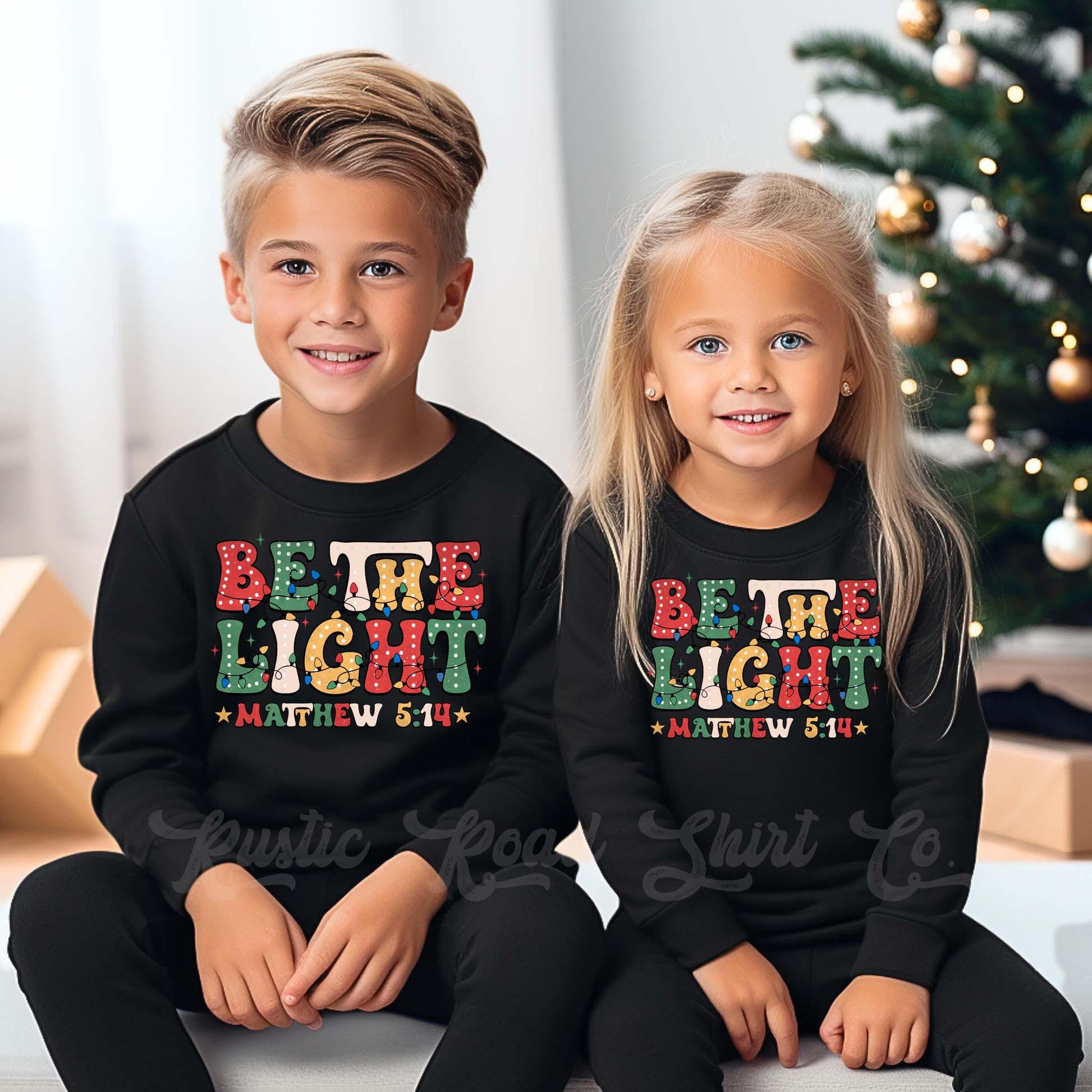 Kids Christmas Sweatshirt, Jesus Christmas Sweatshirt, Kids Matching Sweatshirt, Family Christmas Sweatshirt