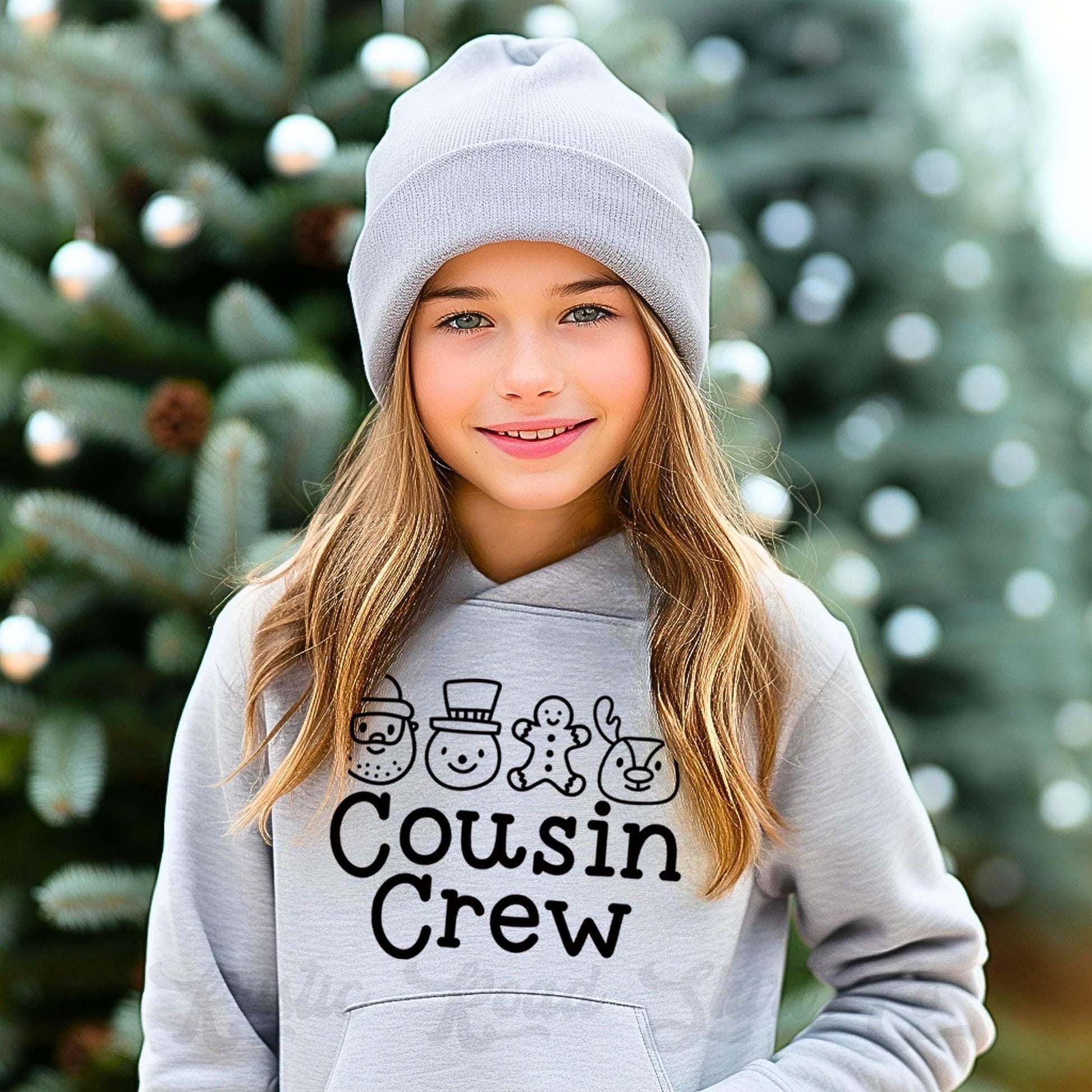 Cousin Crew Christmas Sweatshirt, Toddler Boy Christmas Shirt, Kids Matching Sweatshirt, Family Christmas Sweatshirt