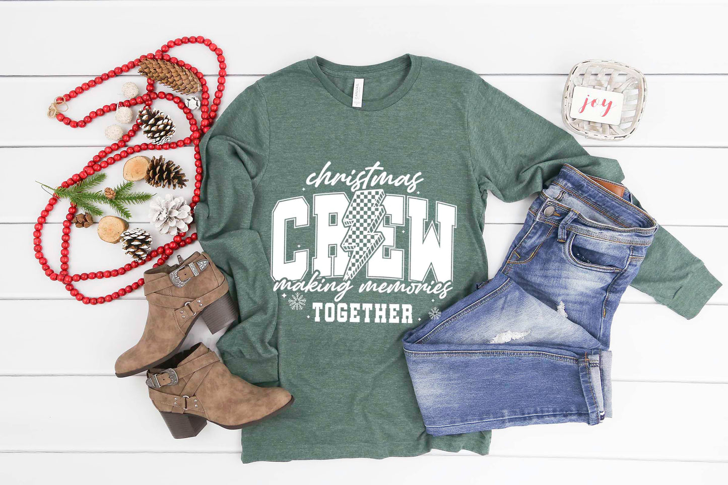 Christmas Crew Shirt, Long Sleeve Christmas Shirt, Matching Christmas Shirts, Family Christmas Shirts,