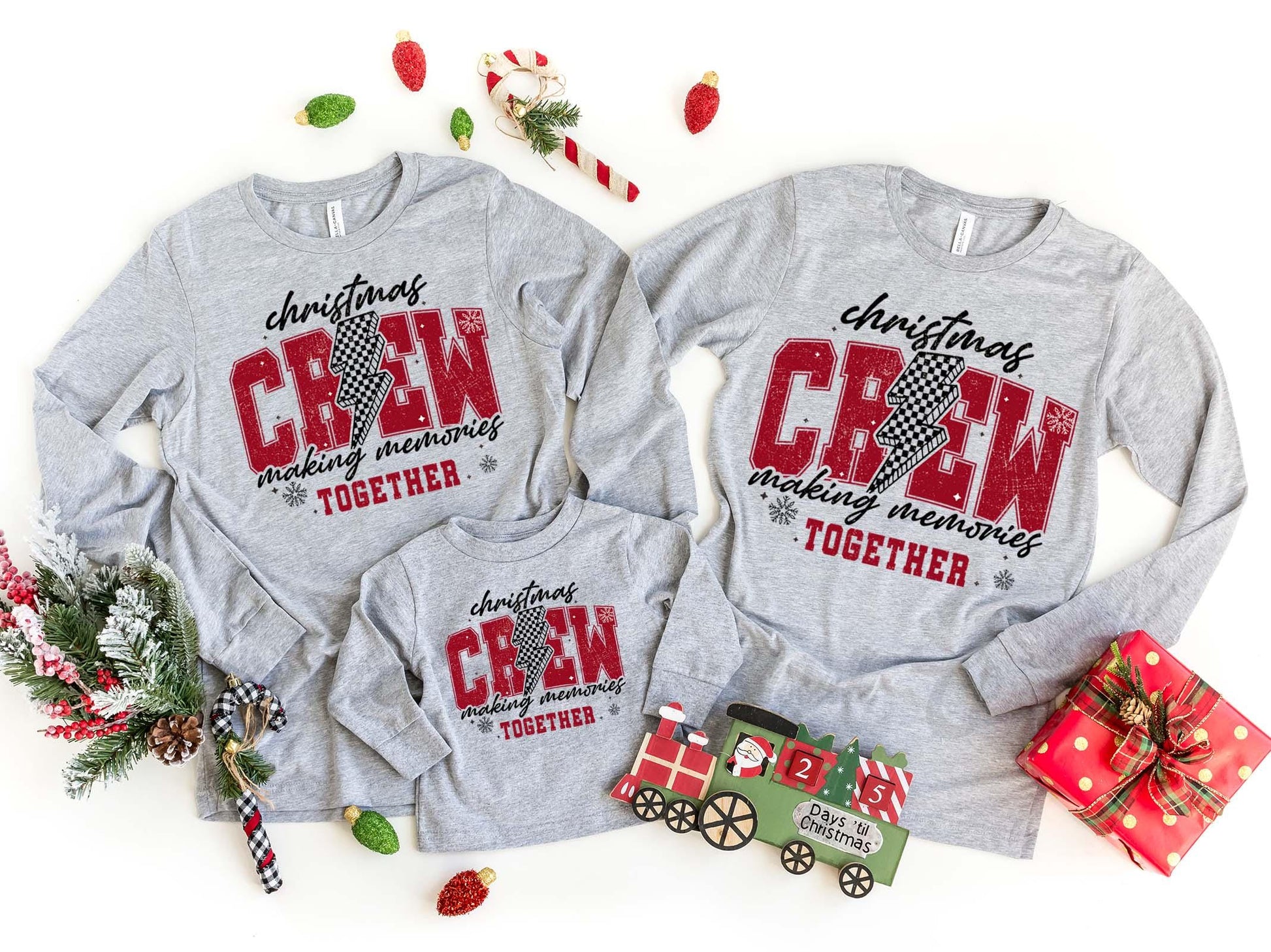 Christmas Crew Shirt, Long Sleeve Christmas Shirt, Matching Christmas Shirts, Family Christmas Shirts,