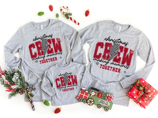 Christmas Crew Shirt, Long Sleeve Christmas Shirt, Matching Christmas Shirts, Family Christmas Shirts,