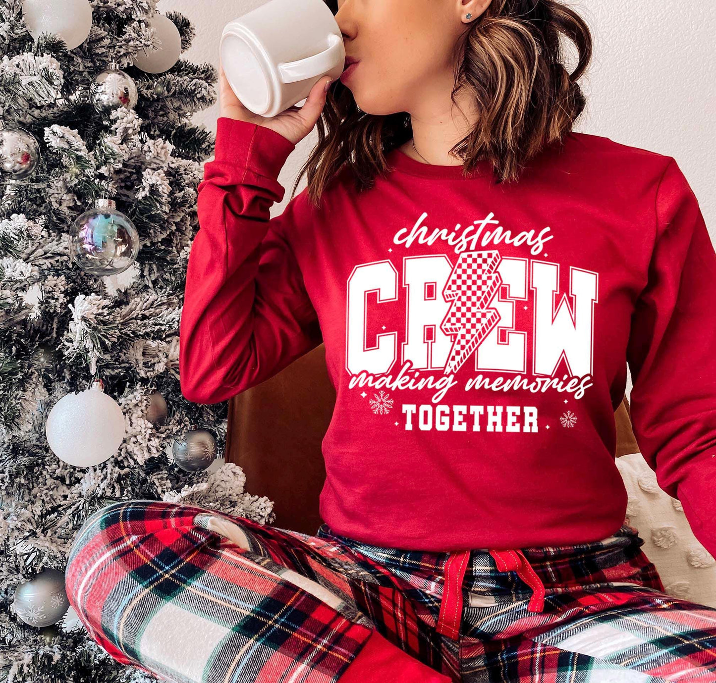 Christmas Crew Shirt, Long Sleeve Christmas Shirt, Matching Christmas Shirts, Family Christmas Shirts,