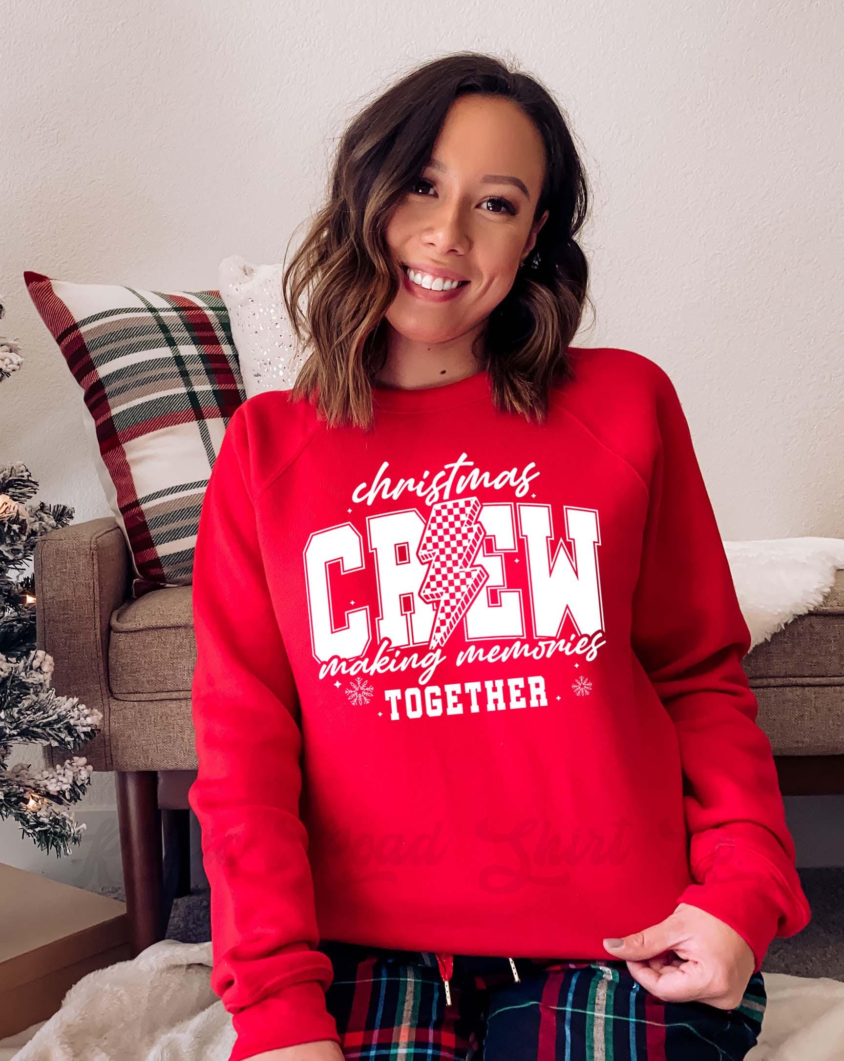 Christmas Crew Sweatshirt, Matching Christmas Sweatshirt, Holiday Sweater, Family Christmas Sweatshirt