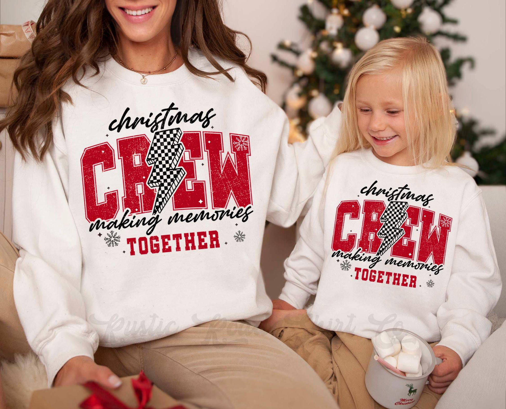 Christmas Crew Sweatshirt, Matching Christmas Sweatshirt, Holiday Sweater, Family Christmas Sweatshirt