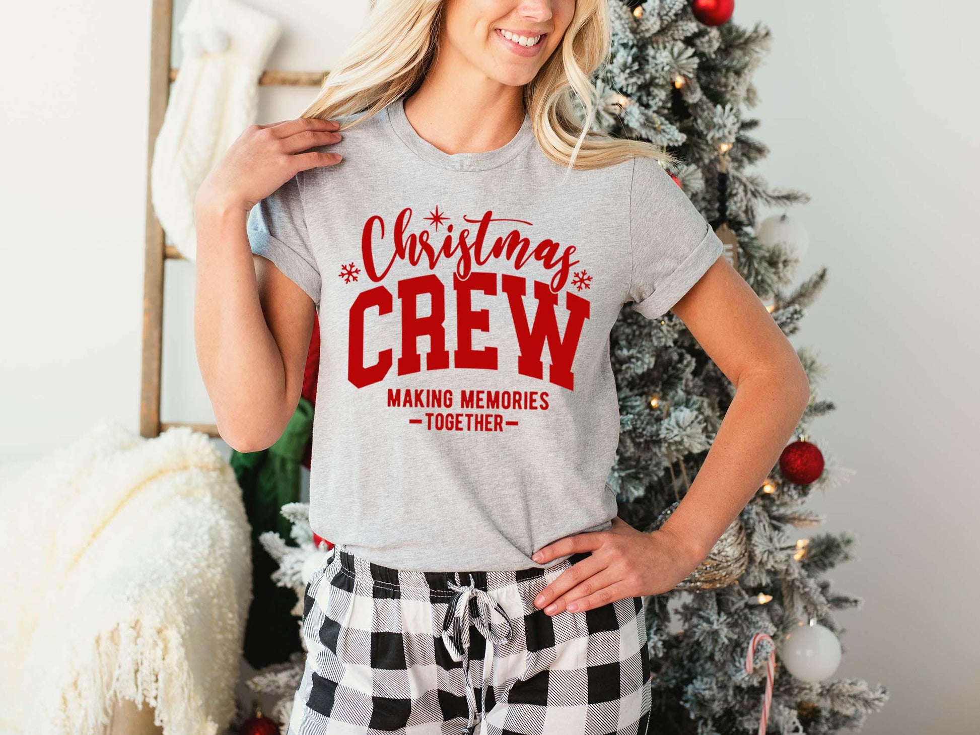 Christmas Crew Shirt, Matching Family Christmas Shirts, Christmas Tee, Holiday Shirt, Women's Christmas,