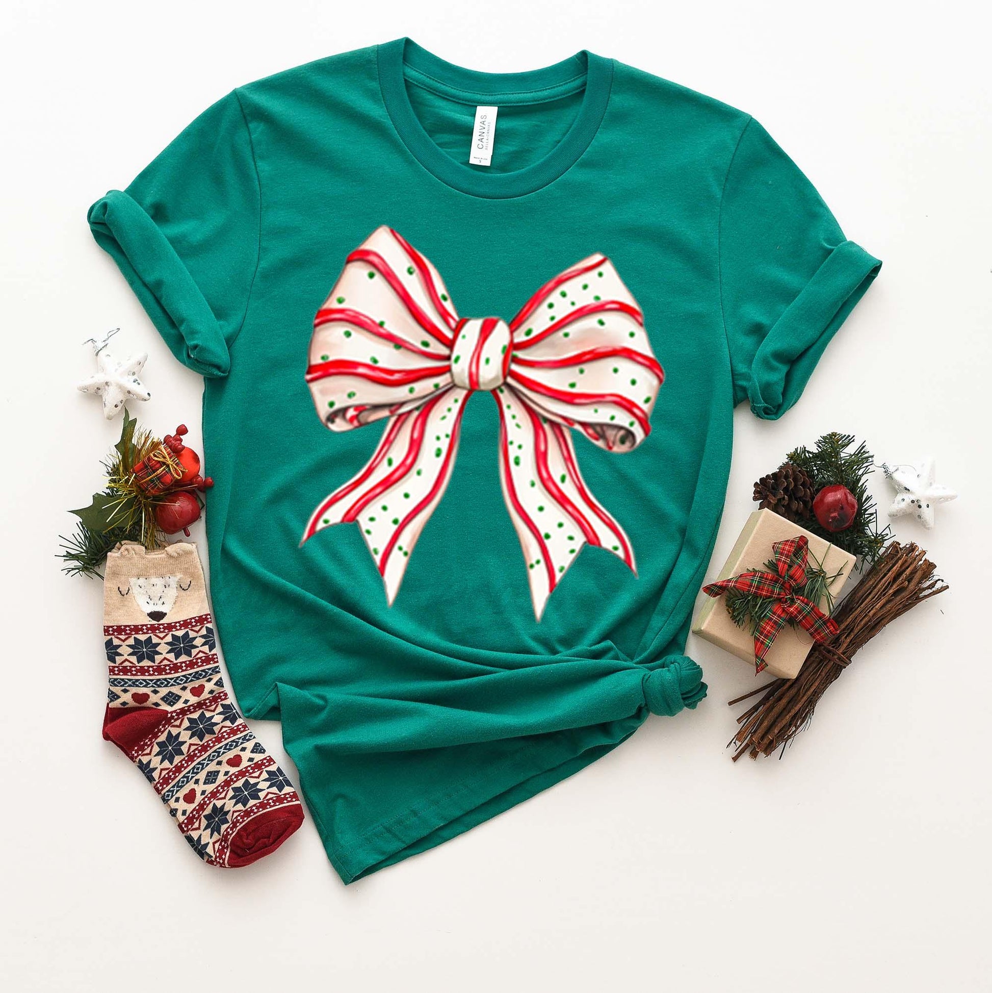 Coquette Christmas Shirt, Matching Family Christmas Shirts, Christmas Tee, Holiday Shirt, Women's Christmas,