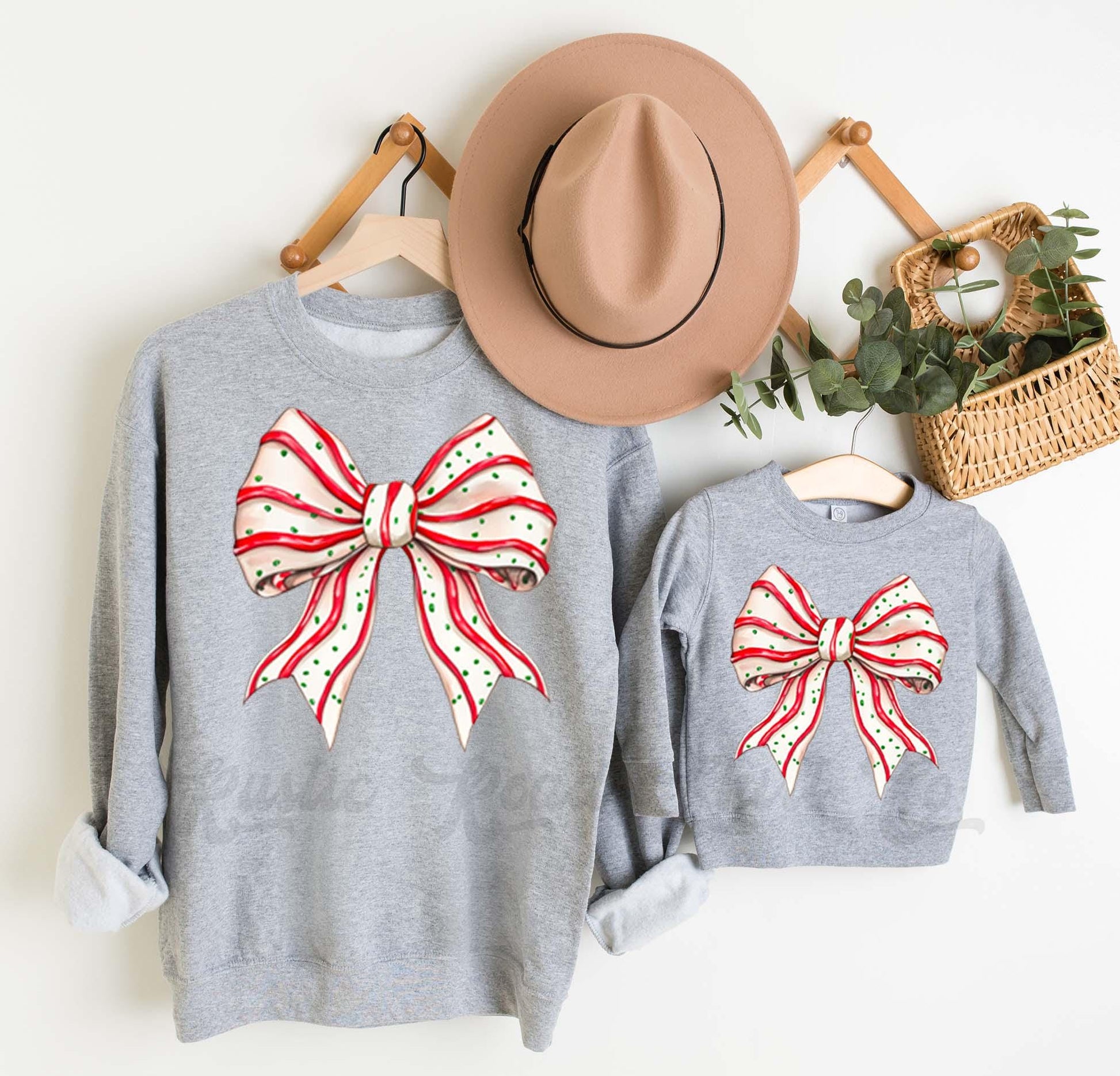 Coquette Christmas Sweatshirt, Christmas Bow Sweatshirt, Holiday Sweater, Family Christmas Sweatshirt