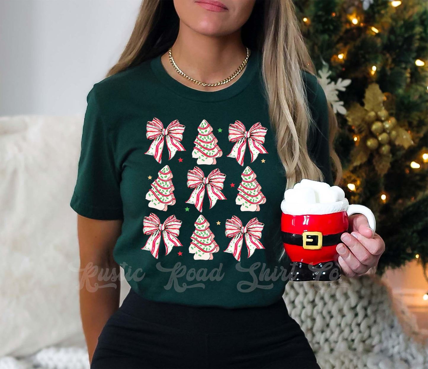 Coquette Christmas Shirt, Matching Family Christmas Shirts, Christmas Tee, Holiday Shirt, Women's Christmas,