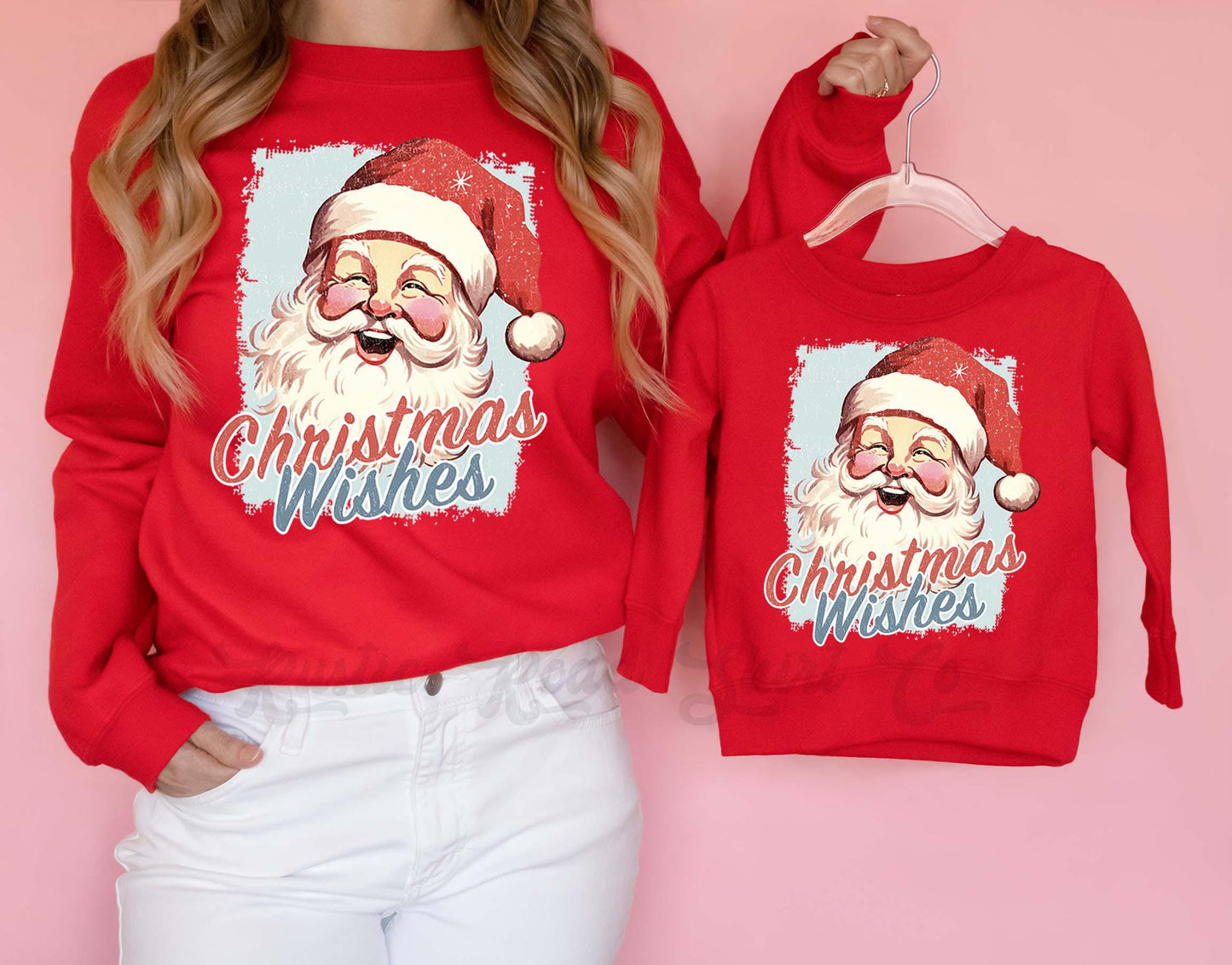 Retro Santa Sweatshirt, Vintage Christmas Sweatshirt, Holiday Sweater, Family Christmas Sweatshirt