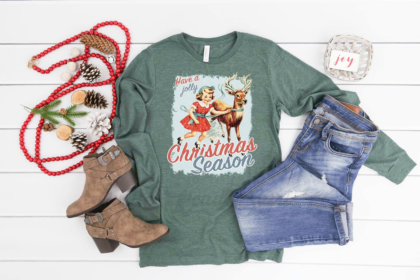 Retro Christmas Shirt, Christmas Long Sleeve Shirt, Matching Christmas Shirts, Family Christmas Shirts,