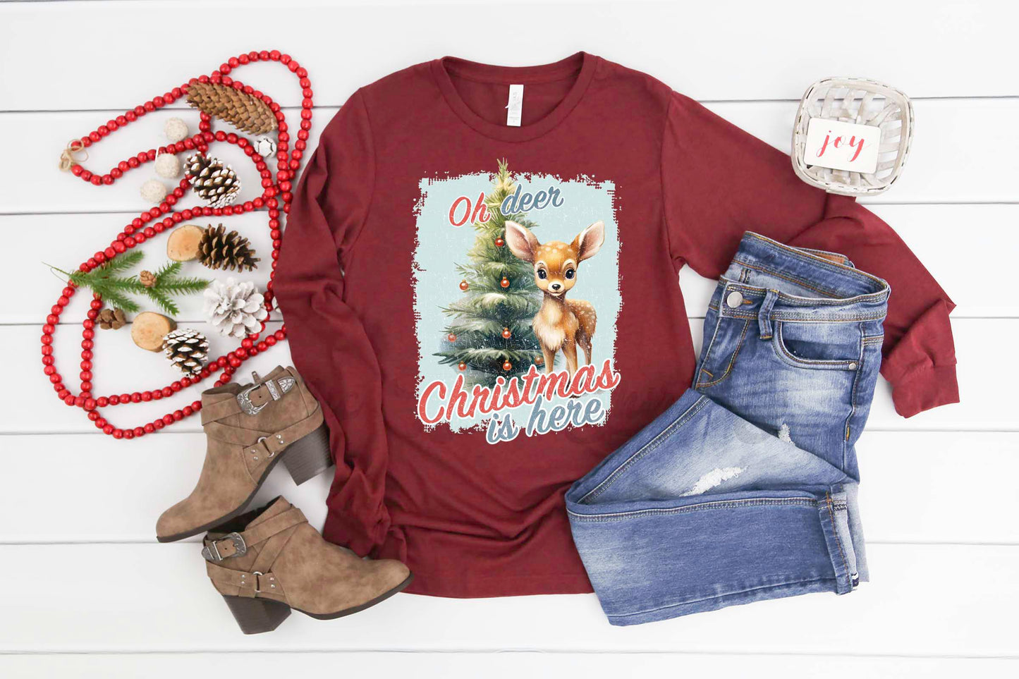 Retro Christmas Shirt, Christmas Long Sleeve Shirt, Matching Christmas Shirts, Family Christmas Shirts,