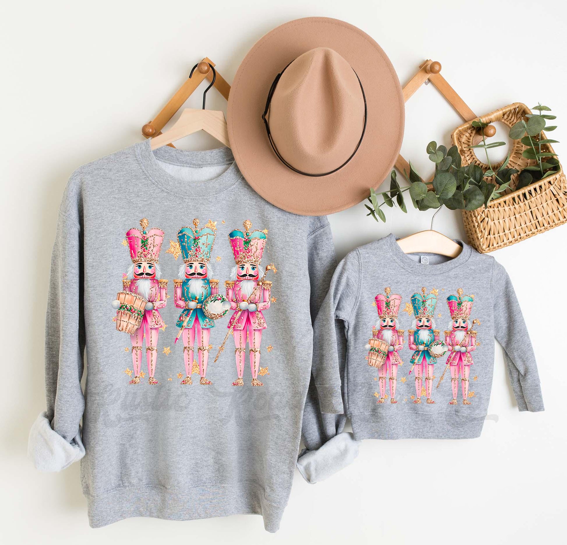 Nutcracker Sweatshirt, Girls Christmas Sweatshirt, Holiday Sweater, Family Christmas Sweatshirt