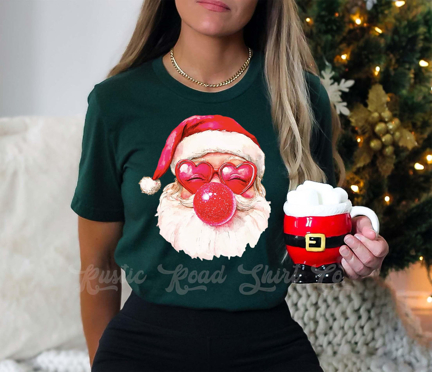 retro santa shirt