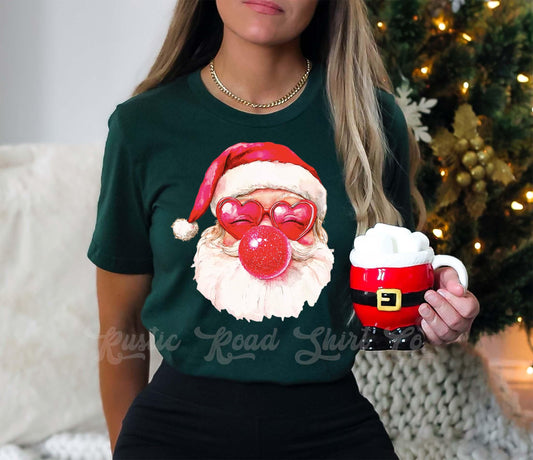 retro santa shirt