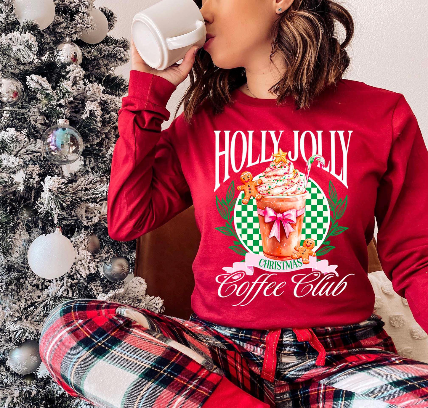 Holly Jolly Christmas Shirt, Christmas Long Sleeve Shirt, Matching Christmas Shirts, Family Christmas Shirts,