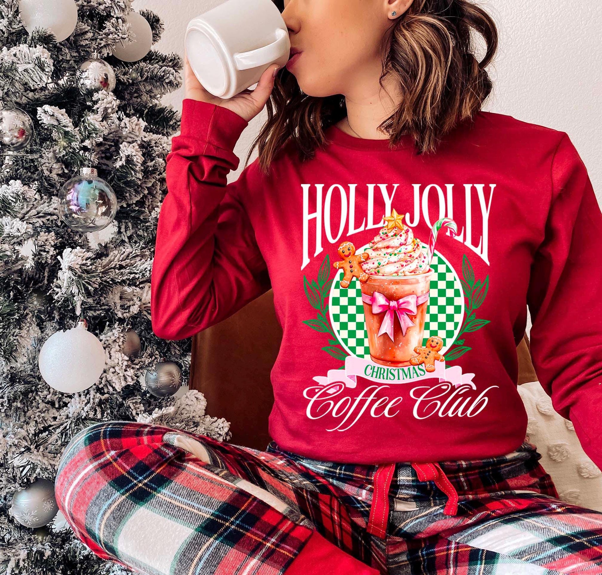 Holly Jolly Christmas Shirt, Christmas Long Sleeve Shirt, Matching Christmas Shirts, Family Christmas Shirts,