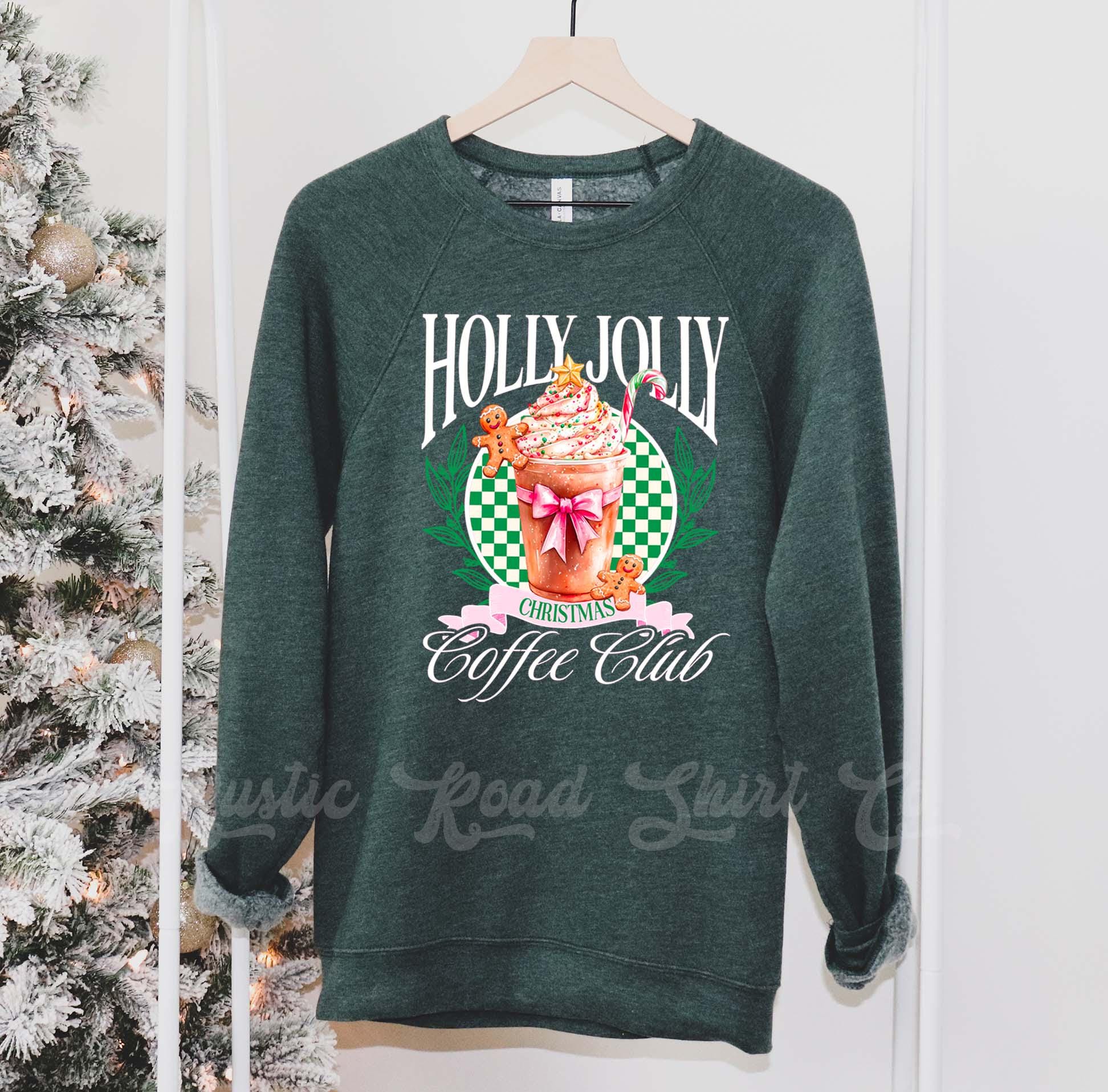 Holly Jolly Christmas Sweatshirt, Vintage Christmas Sweatshirt, Holiday Sweater, Family Christmas Sweatshirt