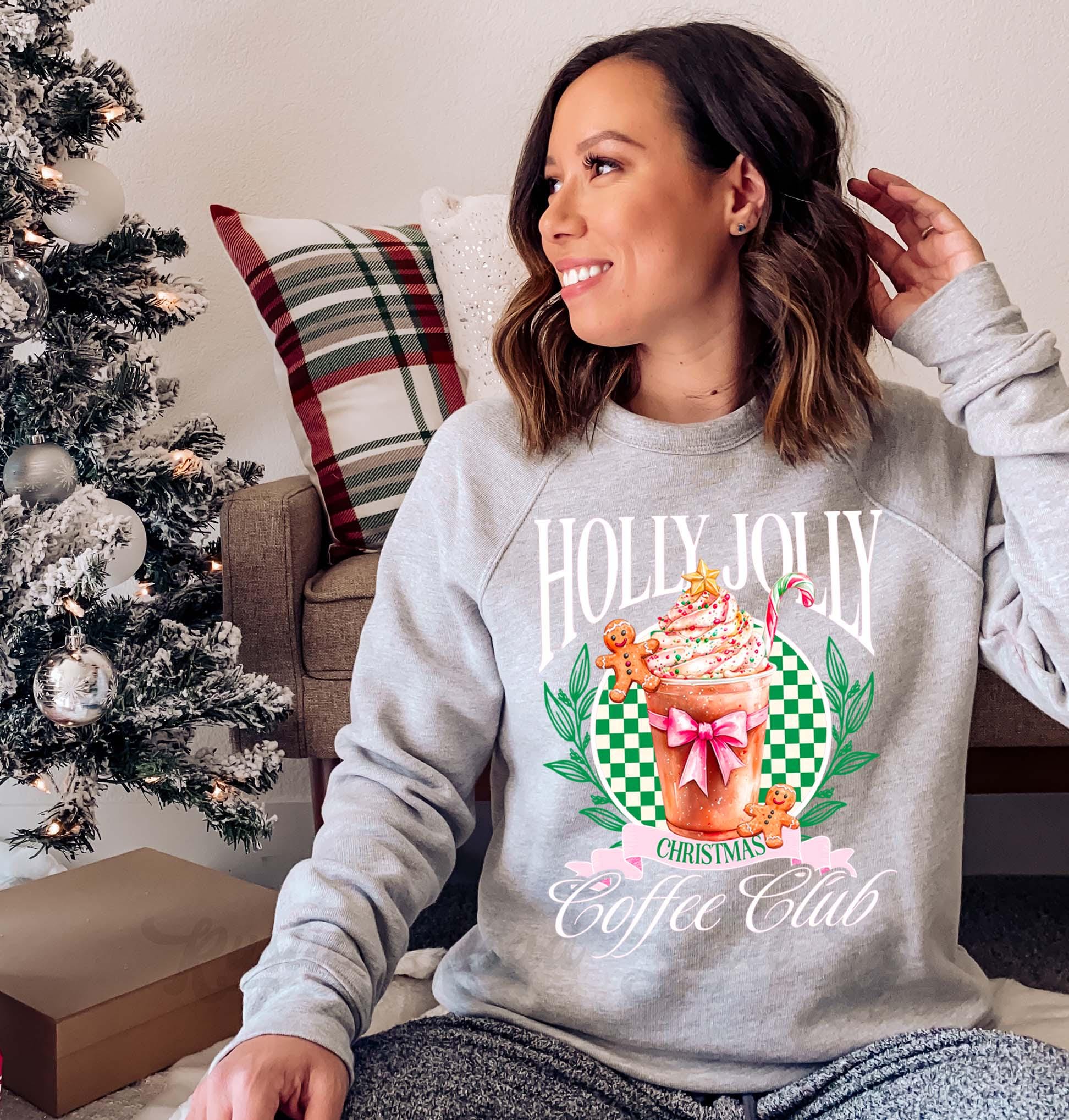 Holly Jolly Christmas Sweatshirt, Vintage Christmas Sweatshirt, Holiday Sweater, Family Christmas Sweatshirt