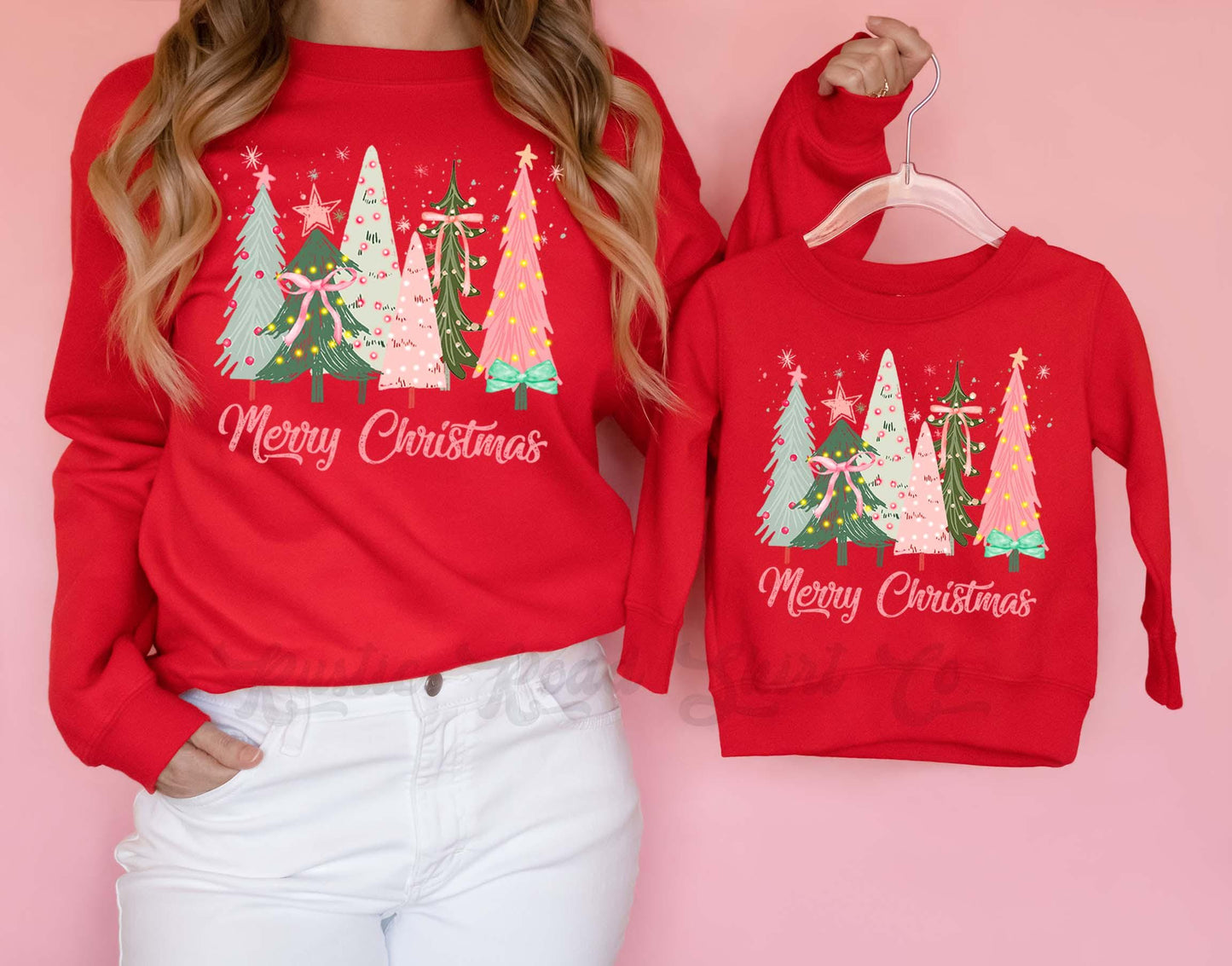 Merry Christmas Sweatshirt, Girls Christmas Sweatshirt, Holiday Sweater, Family Christmas Sweatshirt