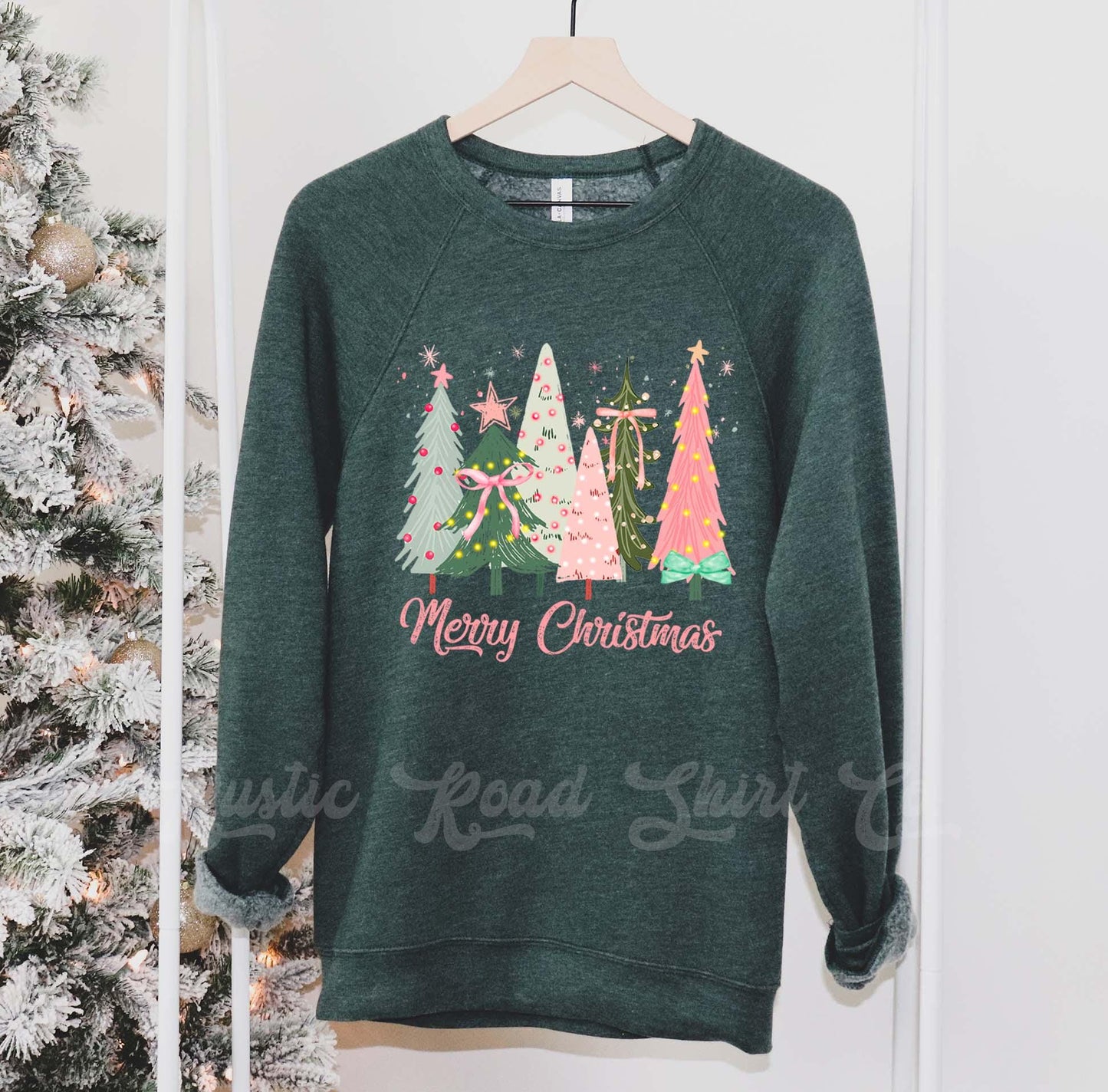 Merry Christmas Sweatshirt, Girls Christmas Sweatshirt, Holiday Sweater, Family Christmas Sweatshirt
