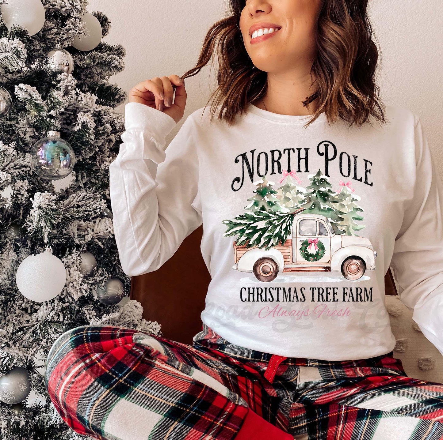 North Pole Shirt, Christmas Long Sleeve Shirt, Matching Christmas Shirts, Family Christmas Shirts,
