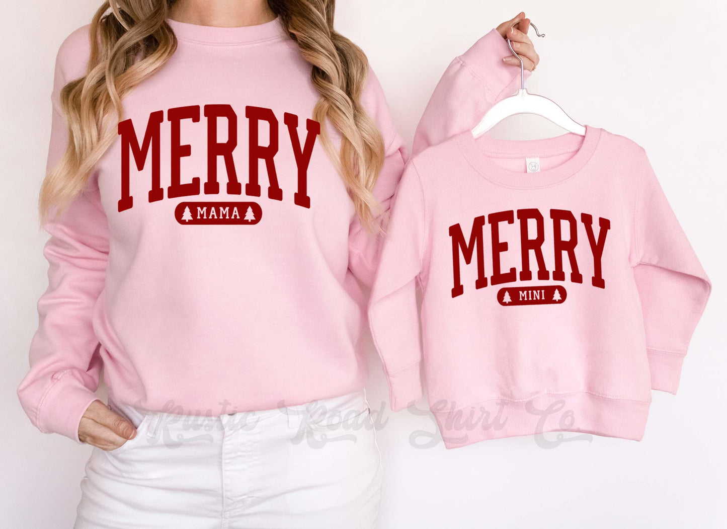 Merry Mama Sweatshirt, Girls Christmas Sweatshirt, Toddler Christmas Shirt, Matching Family Christmas Shirts