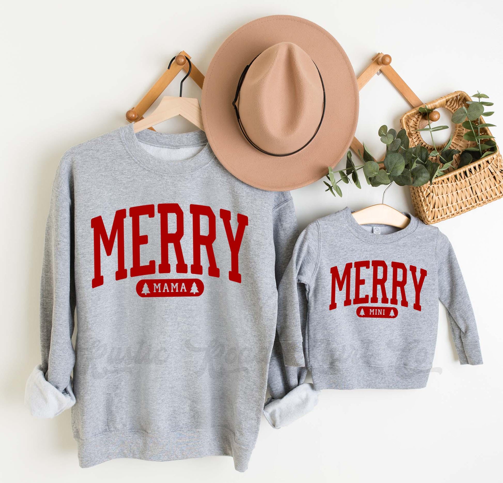 Merry Mama Sweatshirt, Girls Christmas Sweatshirt, Toddler Christmas Shirt, Matching Family Christmas Shirts